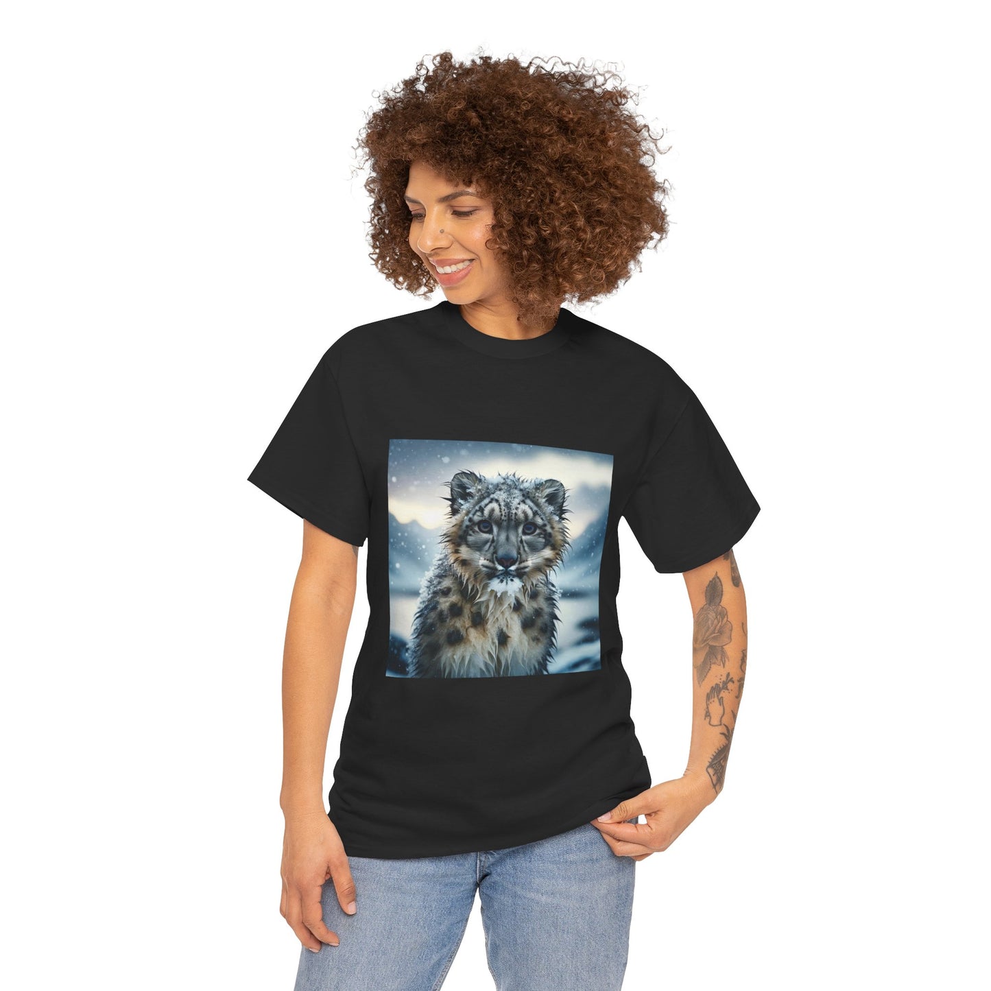 BS WETWEAR WET SNOW LEOPARD T-SHIRT