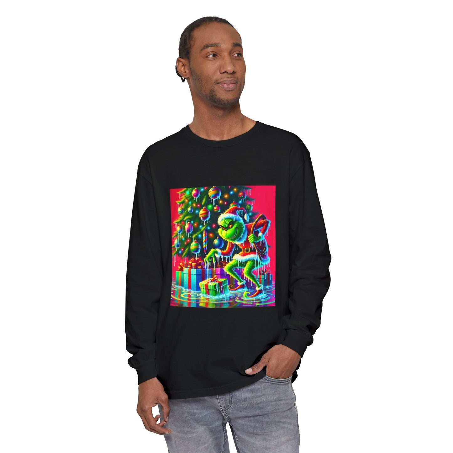 BS WETWEAR GRINCHMAS SOAKED IN STYLE LONGSLEEVE T-SHIRT