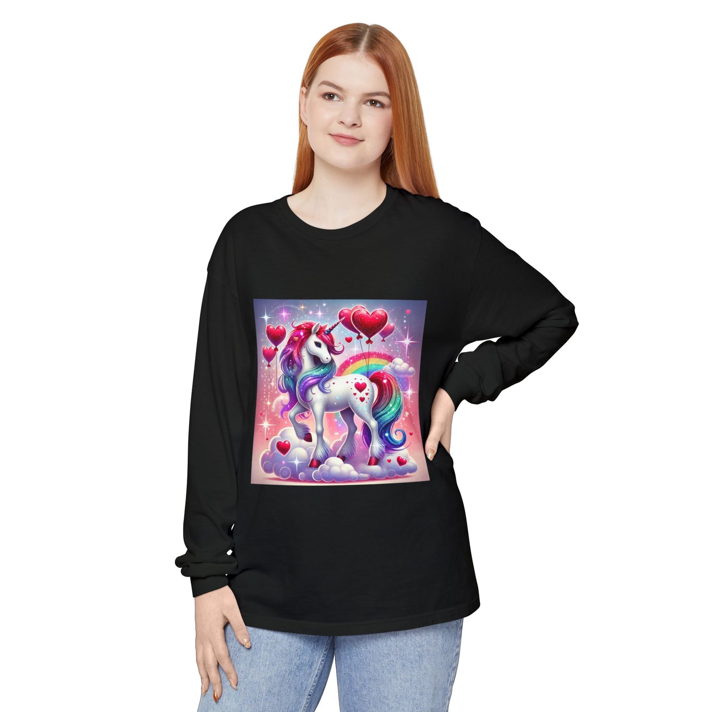 BS WETWEAR UNICORN VDAY LONG SLEEVE T-SHIRT