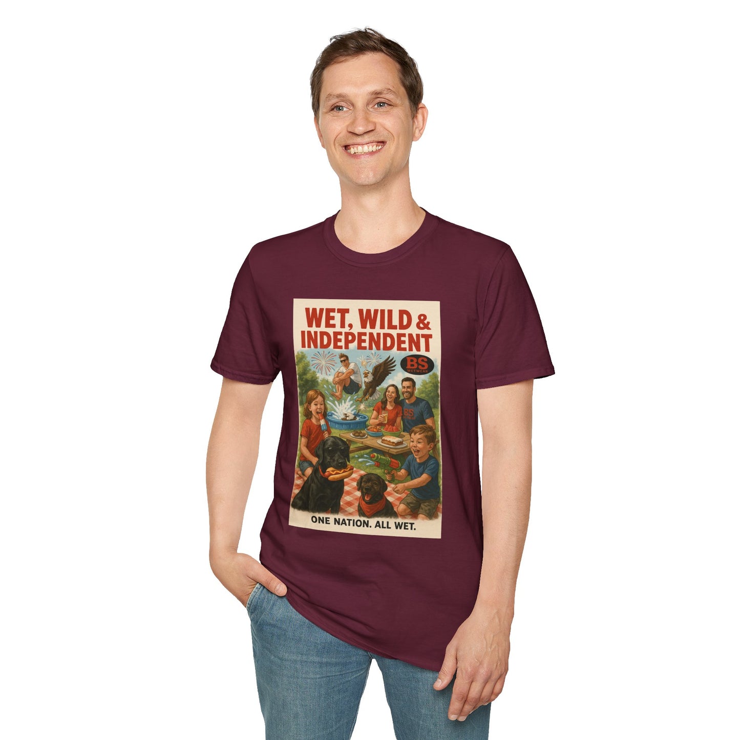 BS WETWEAR WET, WILD & INDEPENDENT T-SHIRT