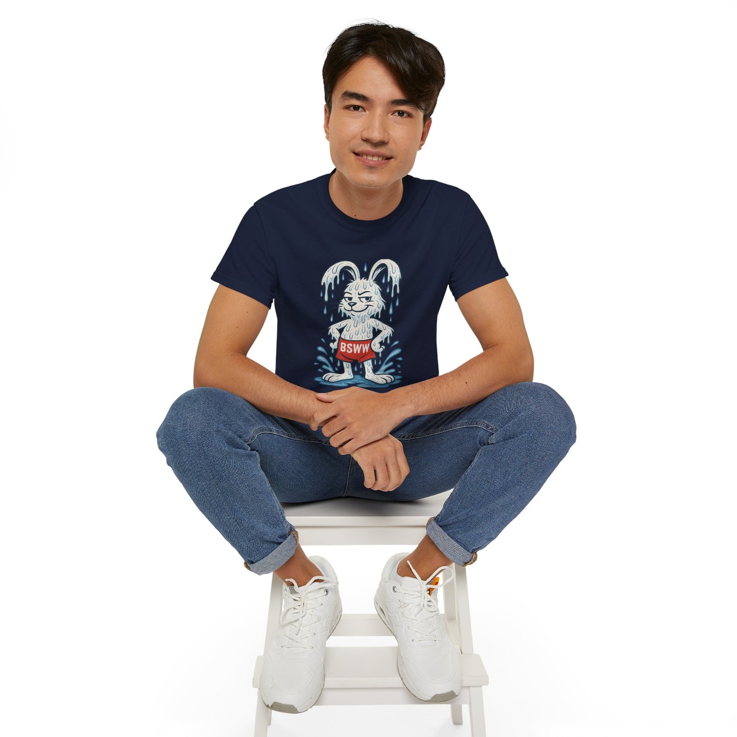 BS WETWEAR WET RABBIT – DRENCHED, DRIPPY, AND DOWNRIGHT LEGENDARY T-SHIRT