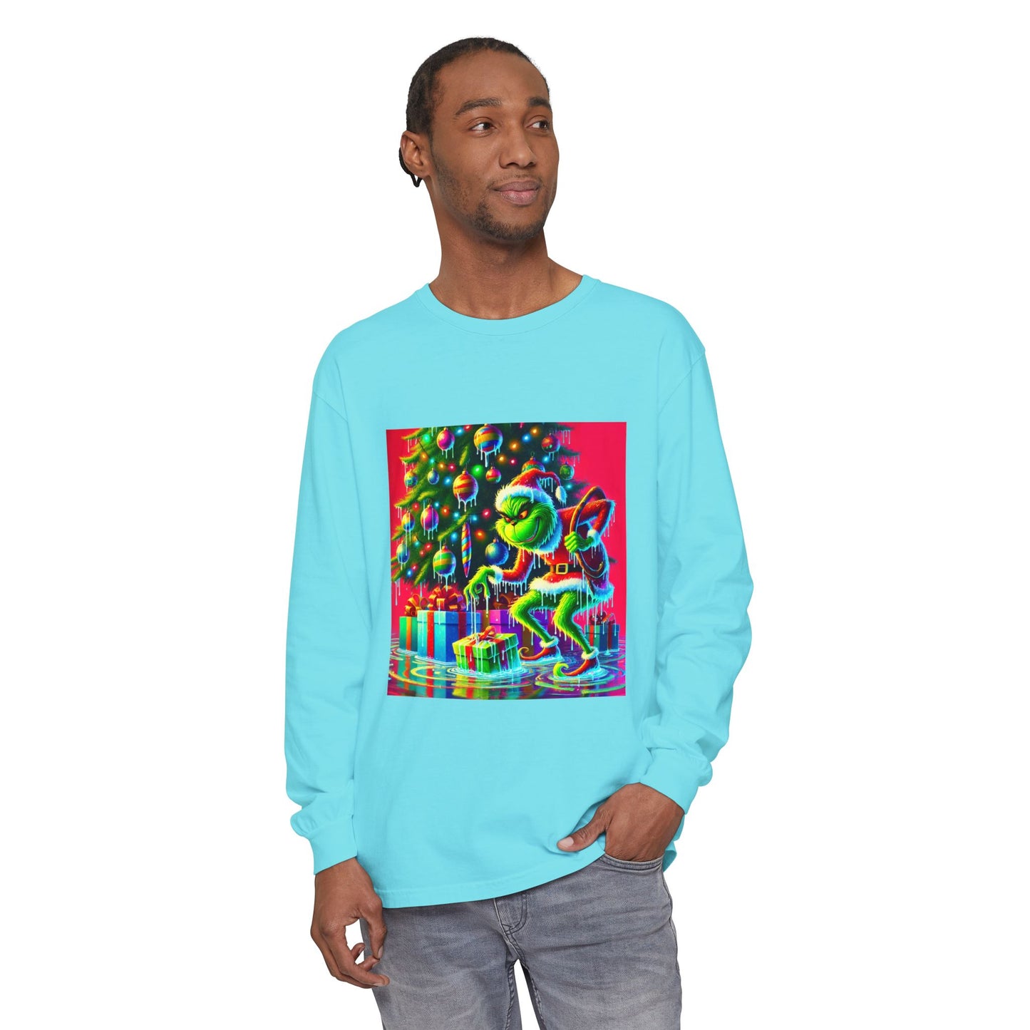 BS WETWEAR GRINCHMAS SOAKED IN STYLE LONGSLEEVE T-SHIRT