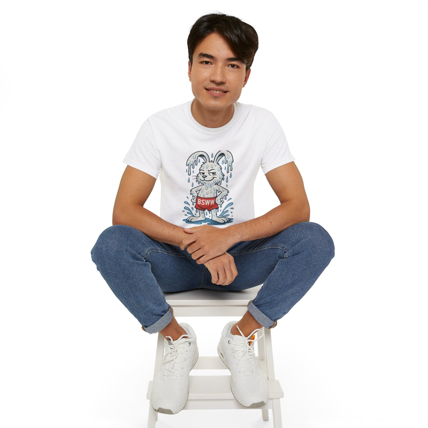 BS WETWEAR WET RABBIT – DRENCHED, DRIPPY, AND DOWNRIGHT LEGENDARY T-SHIRT