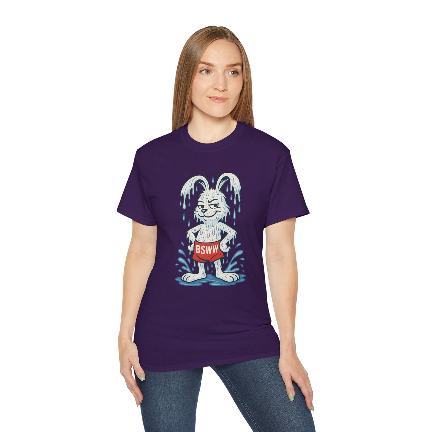 BS WETWEAR WET RABBIT – DRENCHED, DRIPPY, AND DOWNRIGHT LEGENDARY T-SHIRT