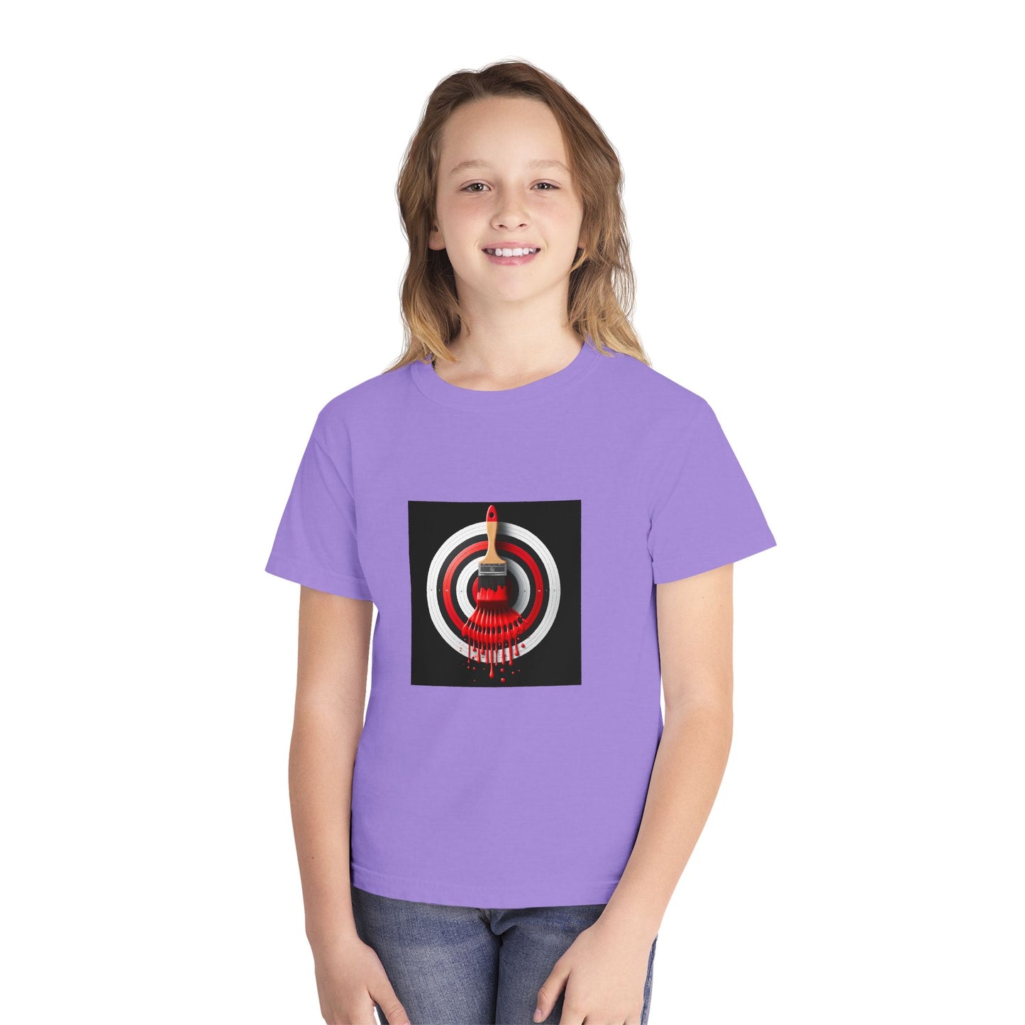 BS WETWEAR KIDS WET BULLSEYE PAINT BRUSH T-SHIRT