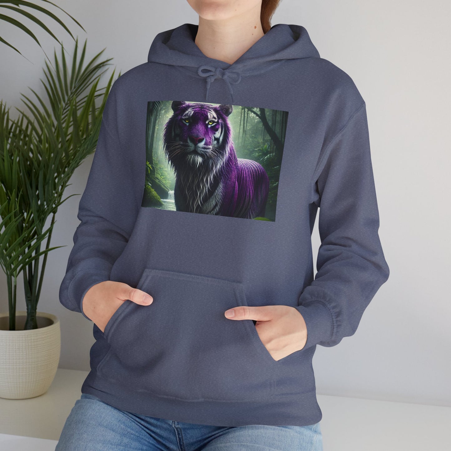BS WETWEAR WET MAJESTIC PURPLE TIGER HOODIE
