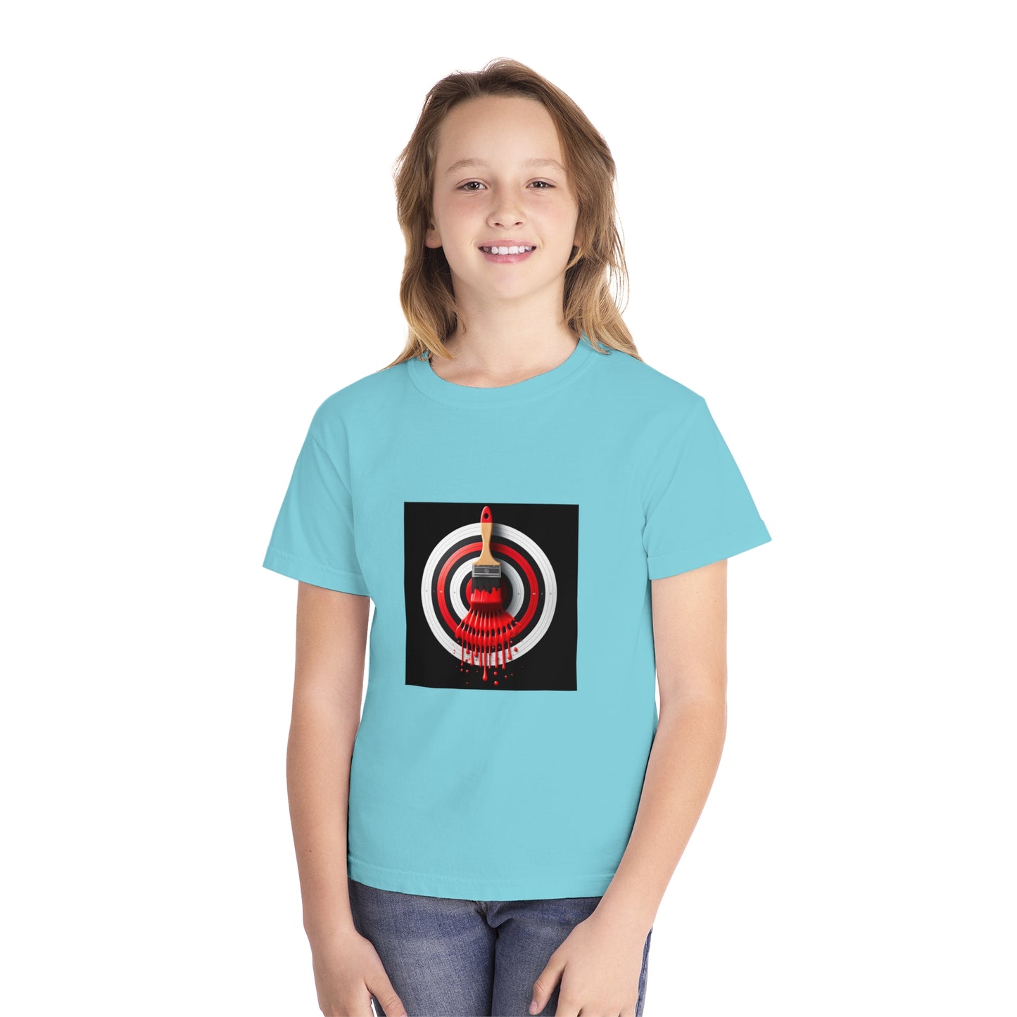 BS WETWEAR KIDS WET BULLSEYE PAINT BRUSH T-SHIRT