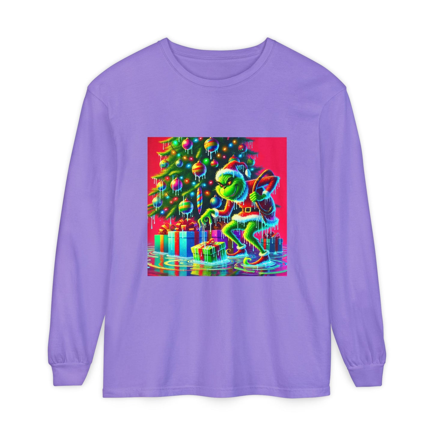 BS WETWEAR GRINCHMAS SOAKED IN STYLE LONGSLEEVE T-SHIRT