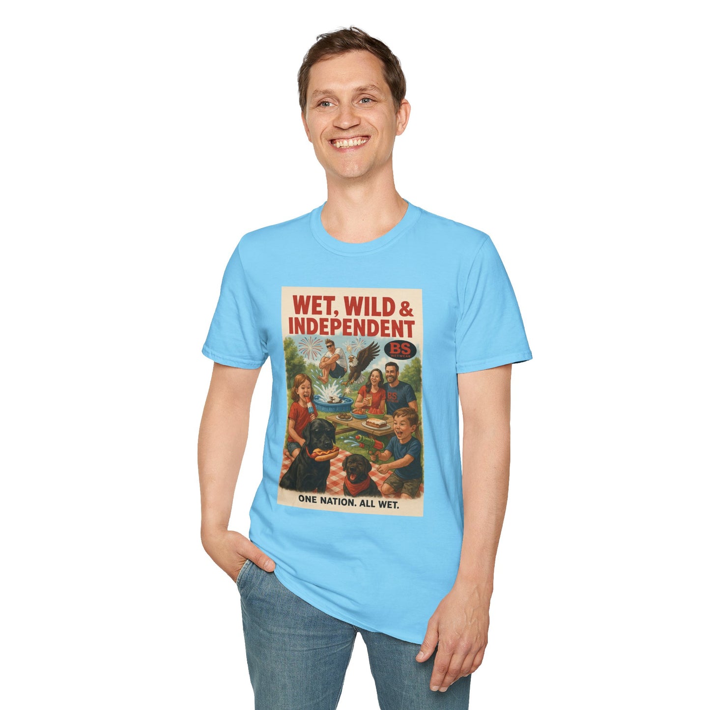 BS WETWEAR WET, WILD & INDEPENDENT T-SHIRT