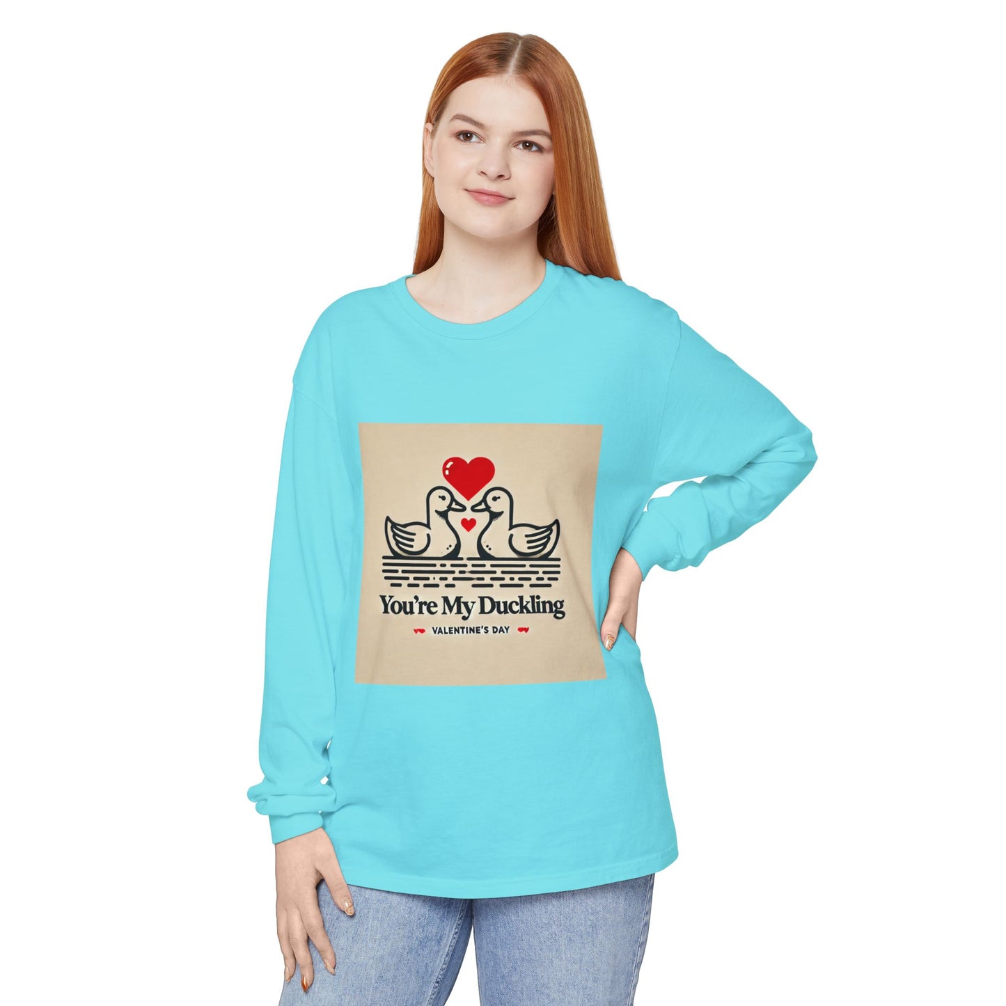 BS WETWEAR DUO DUCK VDAY LONG SLEEVE T-SHIRT