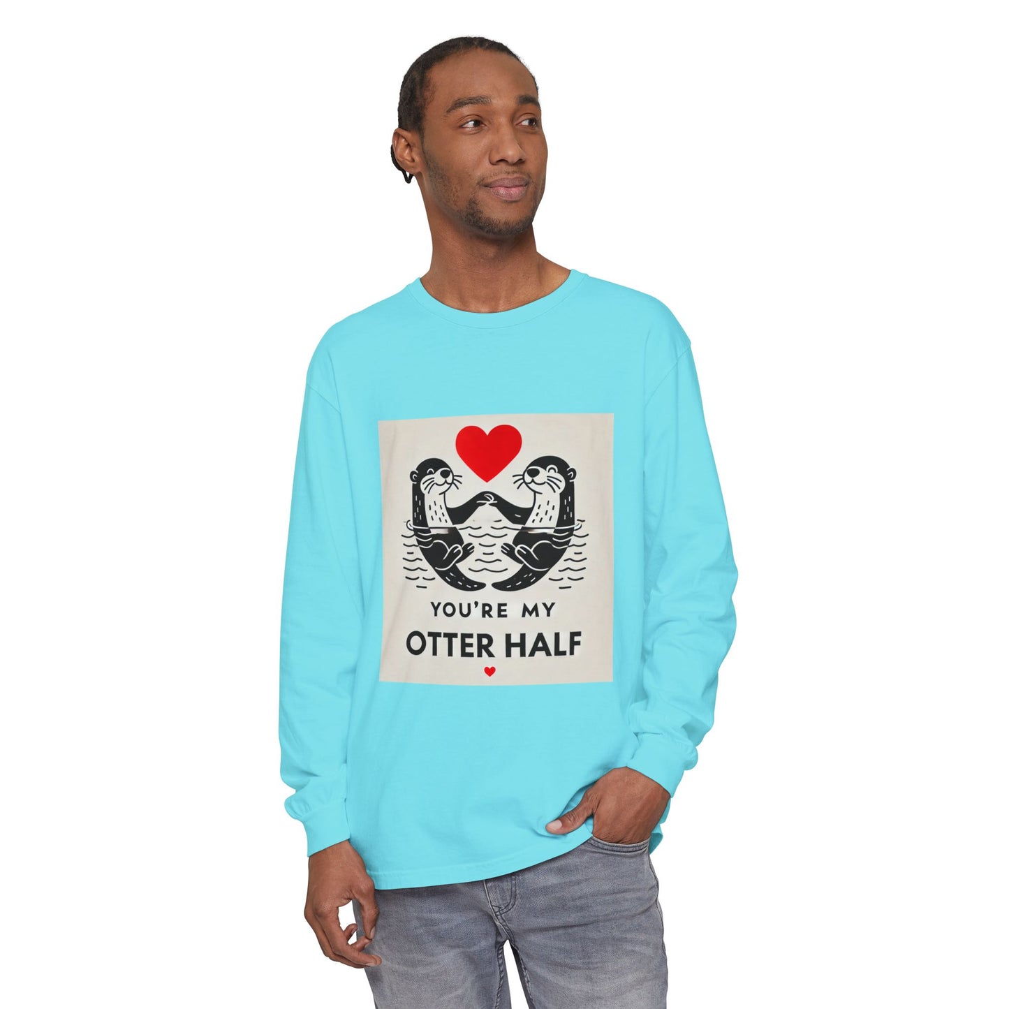 BS WETWEAR DUO OTTER VDAY LONG SLEEVE T-SHIRT