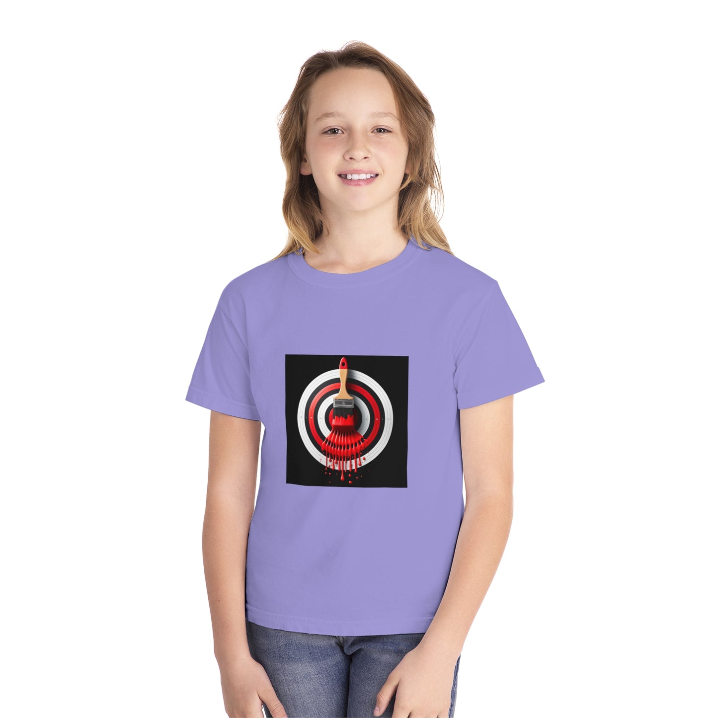 BS WETWEAR KIDS WET BULLSEYE PAINT BRUSH T-SHIRT
