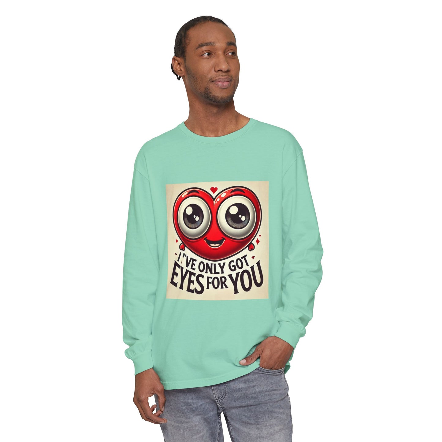 BS WETWEAR GOOGLY EYES VDAY LONG SLEEVE T-SHIRT