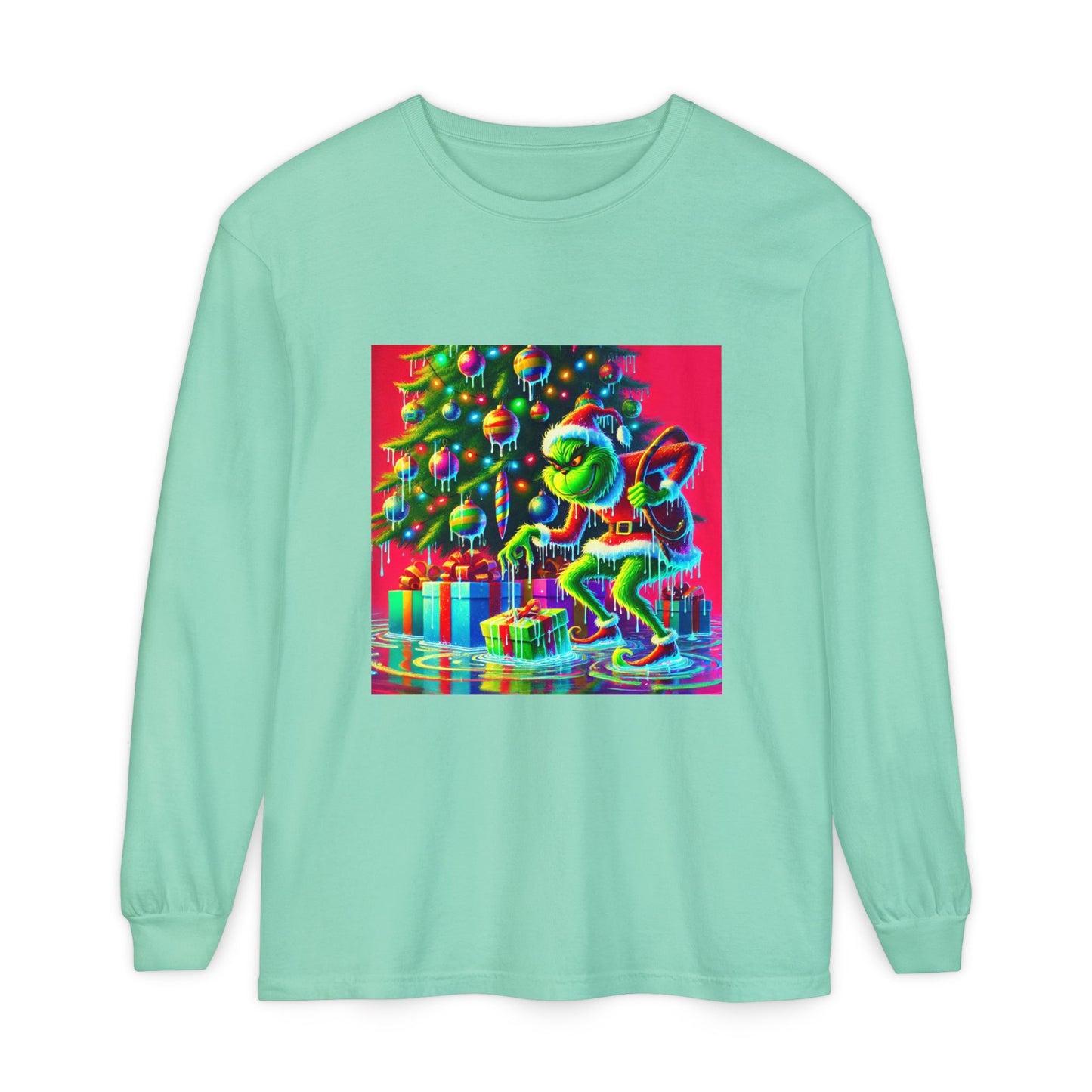 BS WETWEAR GRINCHMAS SOAKED IN STYLE LONGSLEEVE T-SHIRT