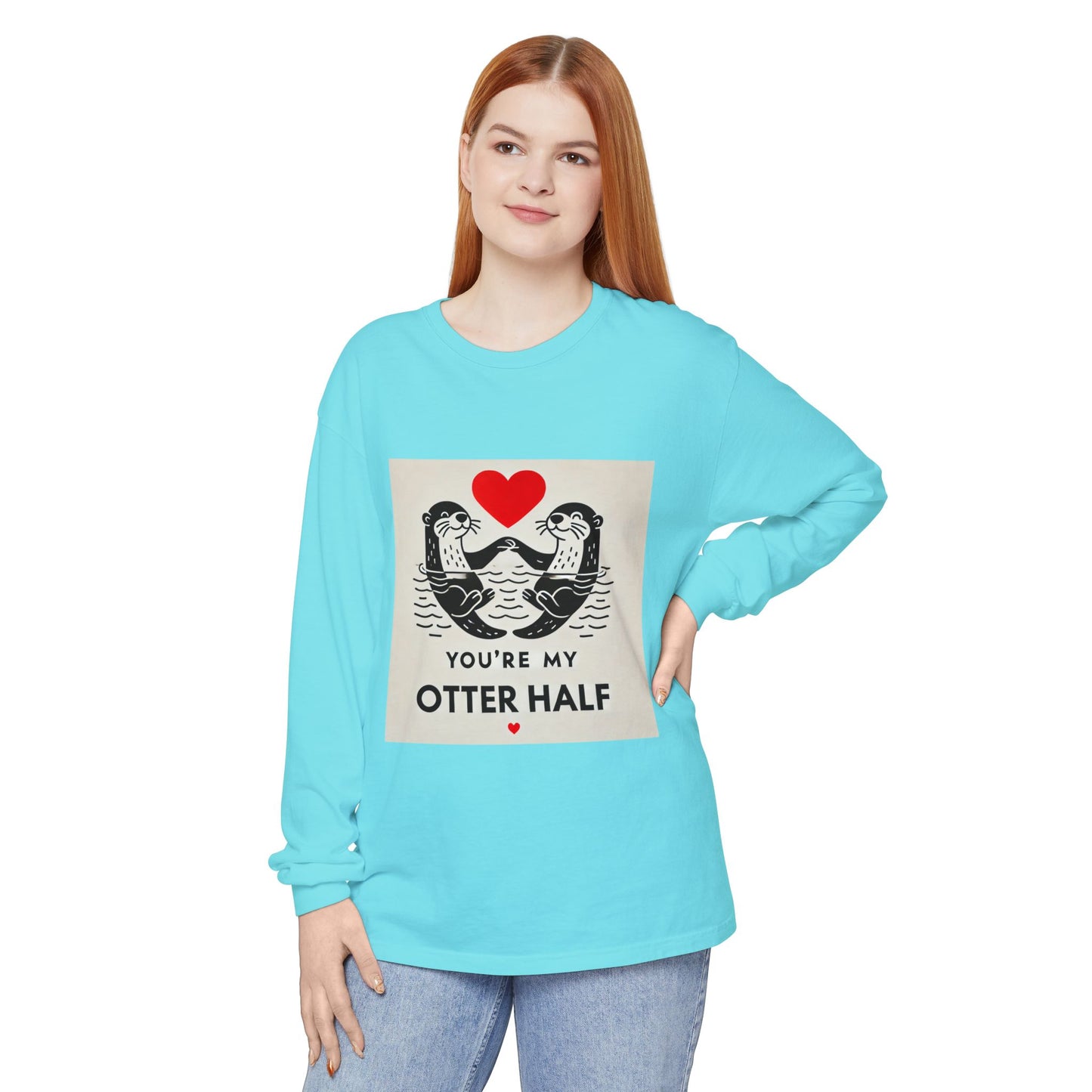 BS WETWEAR DUO OTTER VDAY LONG SLEEVE T-SHIRT