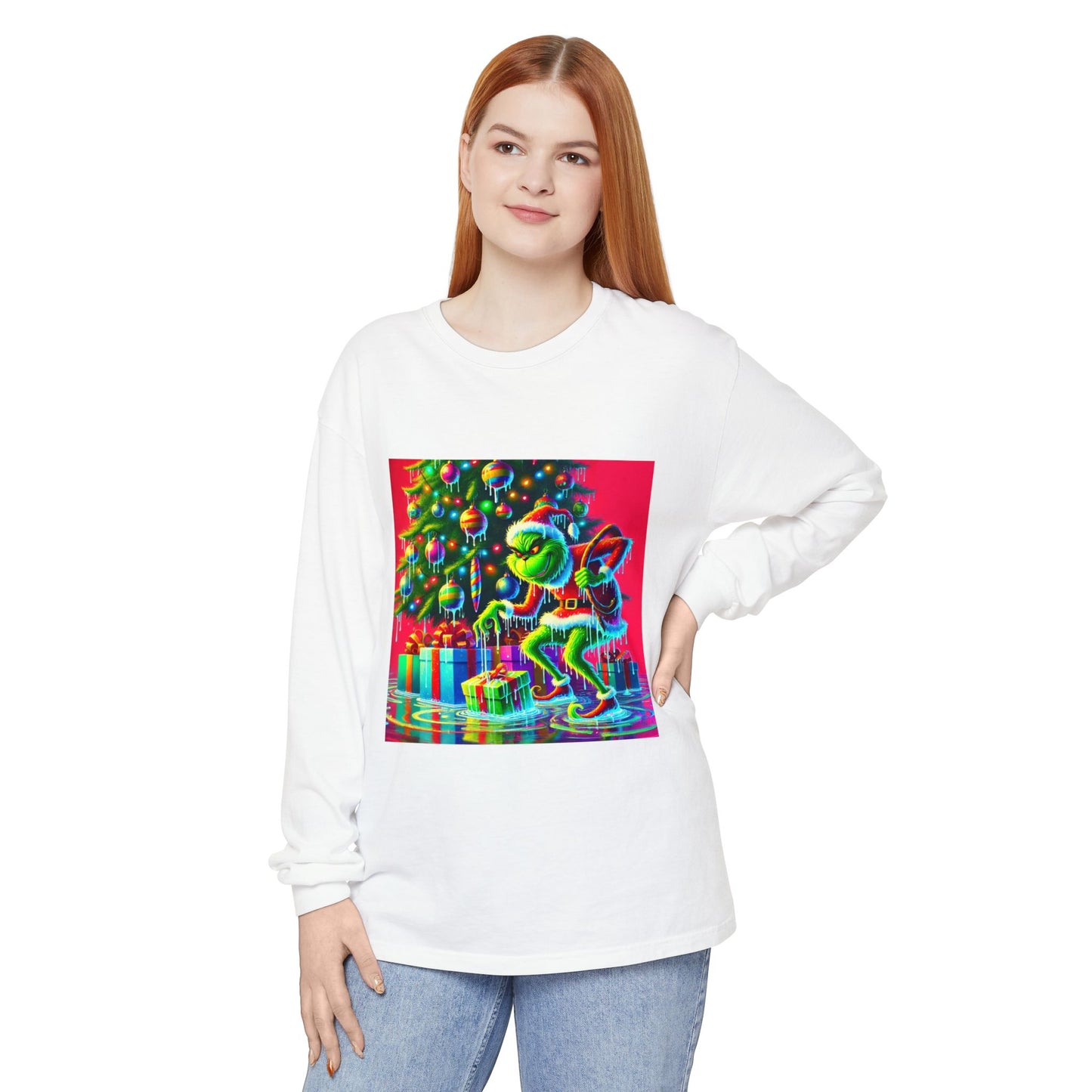 BS WETWEAR GRINCHMAS SOAKED IN STYLE LONGSLEEVE T-SHIRT