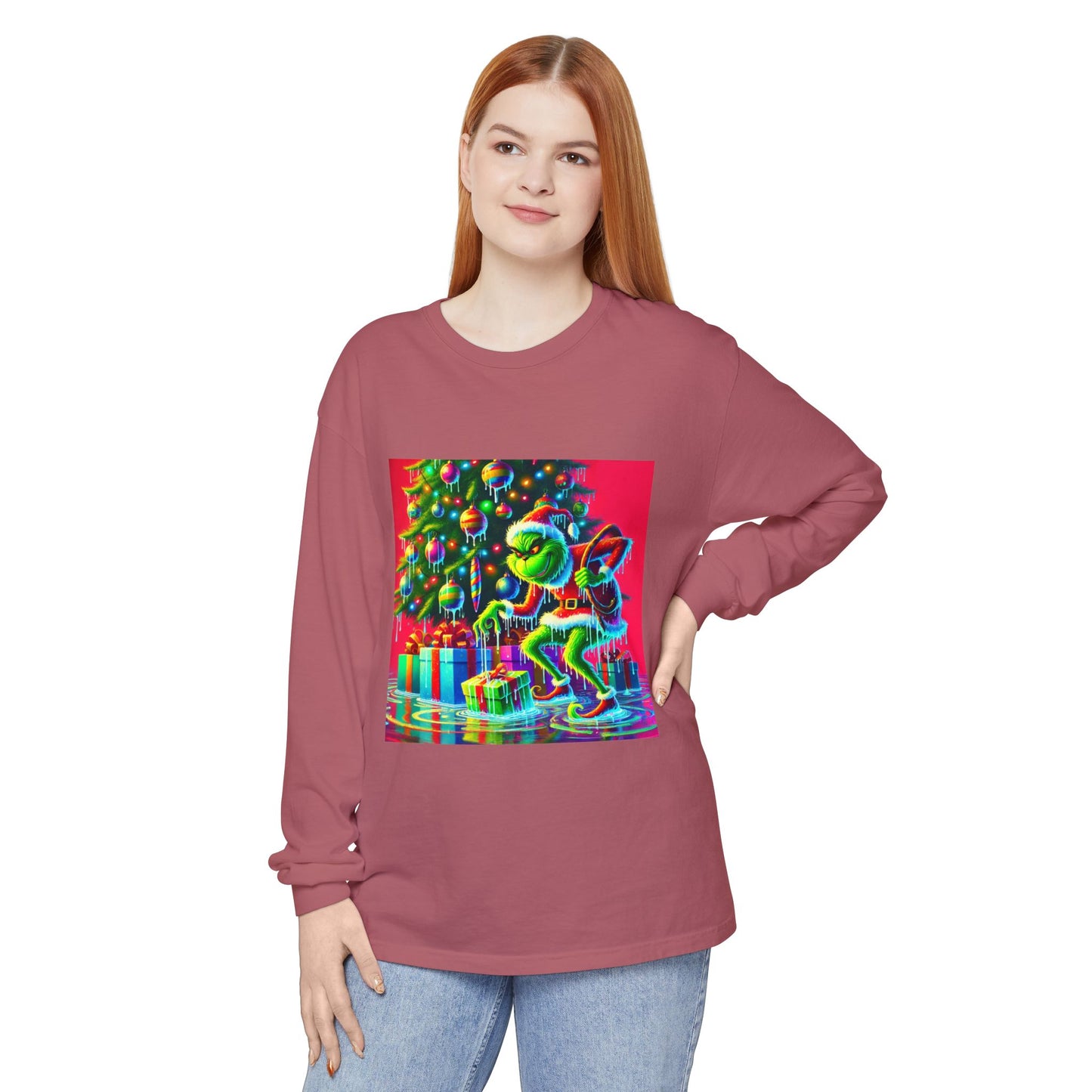 BS WETWEAR GRINCHMAS SOAKED IN STYLE LONGSLEEVE T-SHIRT
