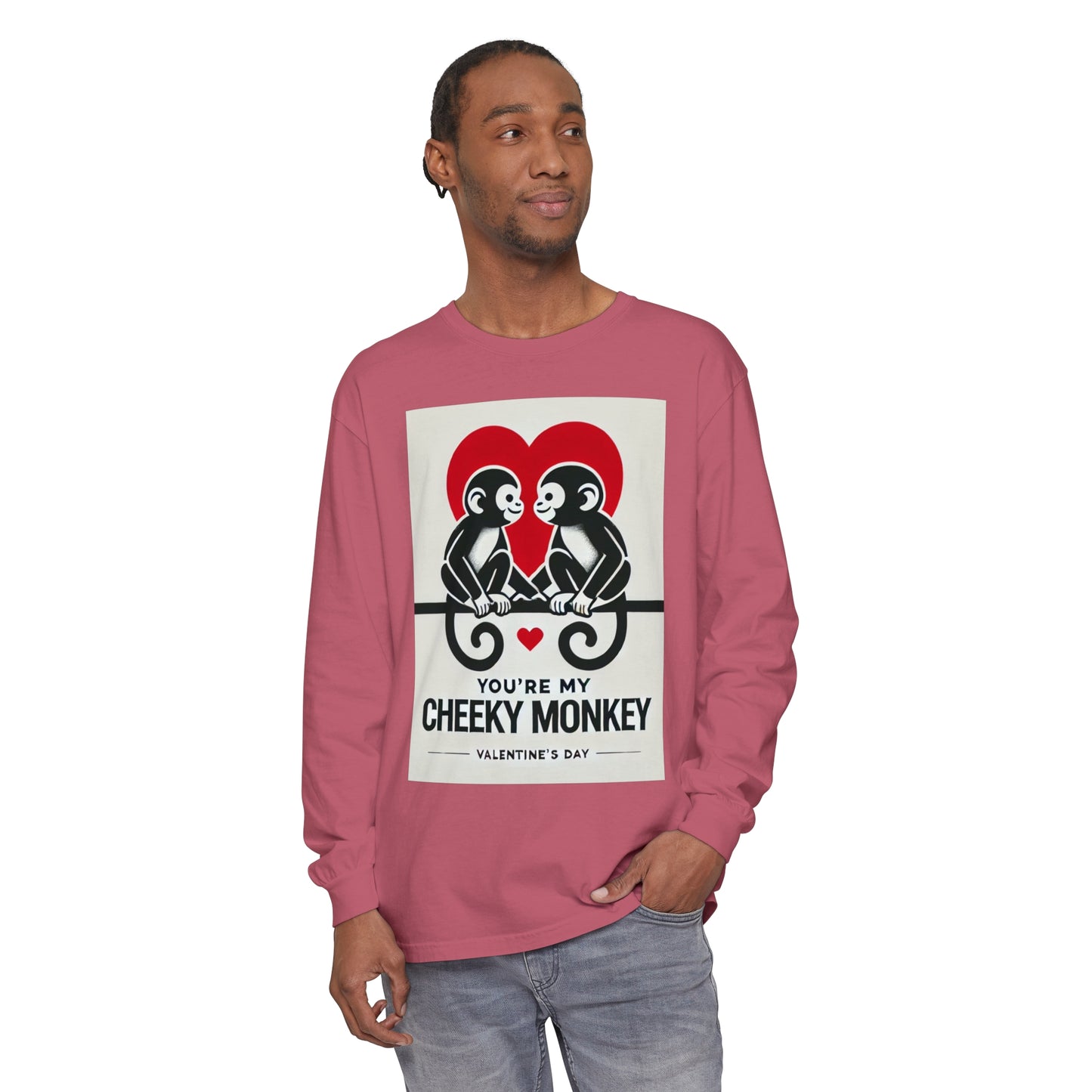 BS WETWEAR DUO MONKEY VDAY LONG SLEEVE T-SHIRT