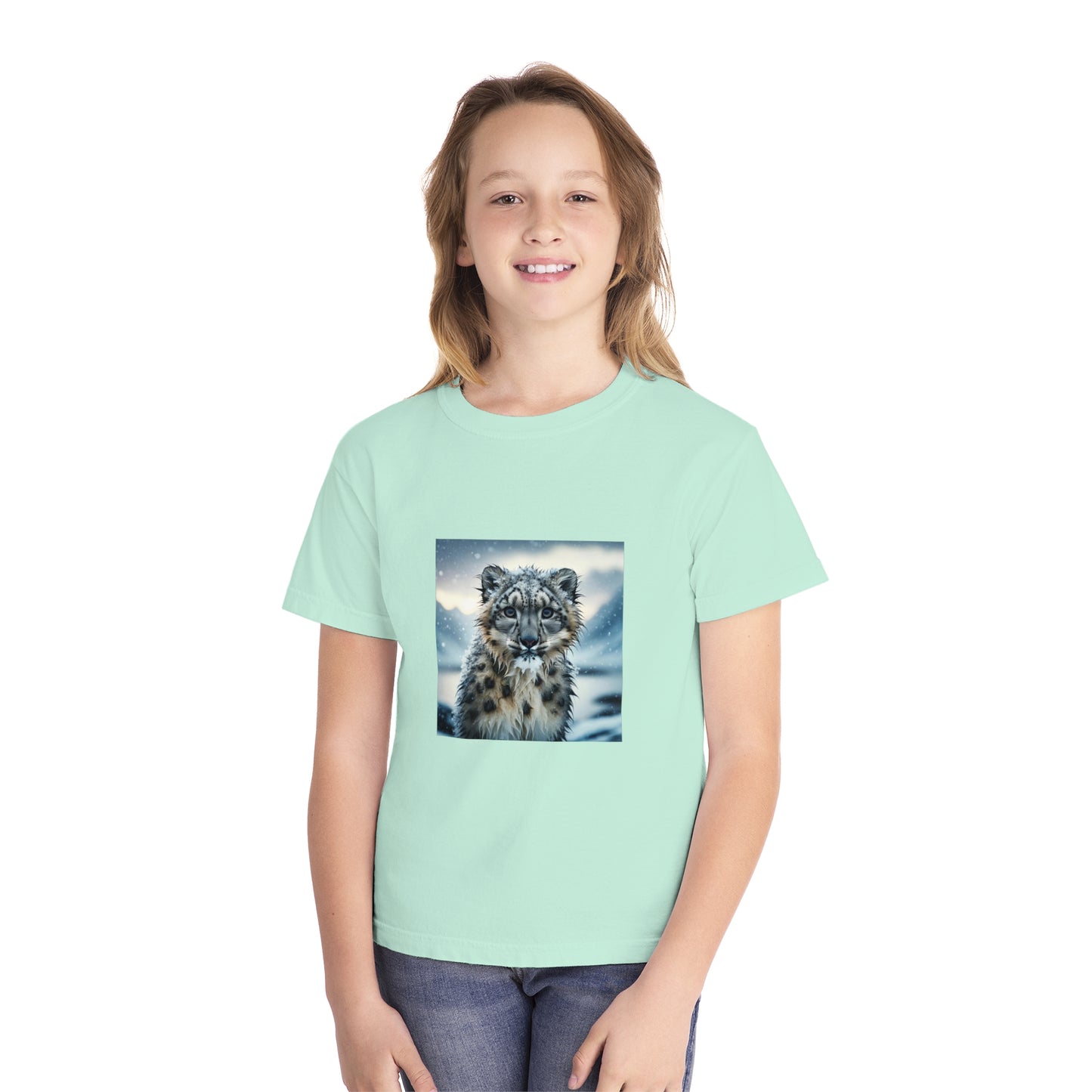 BS WETWEAR KIDS WET SNOW LEOPARD T-SHIRT