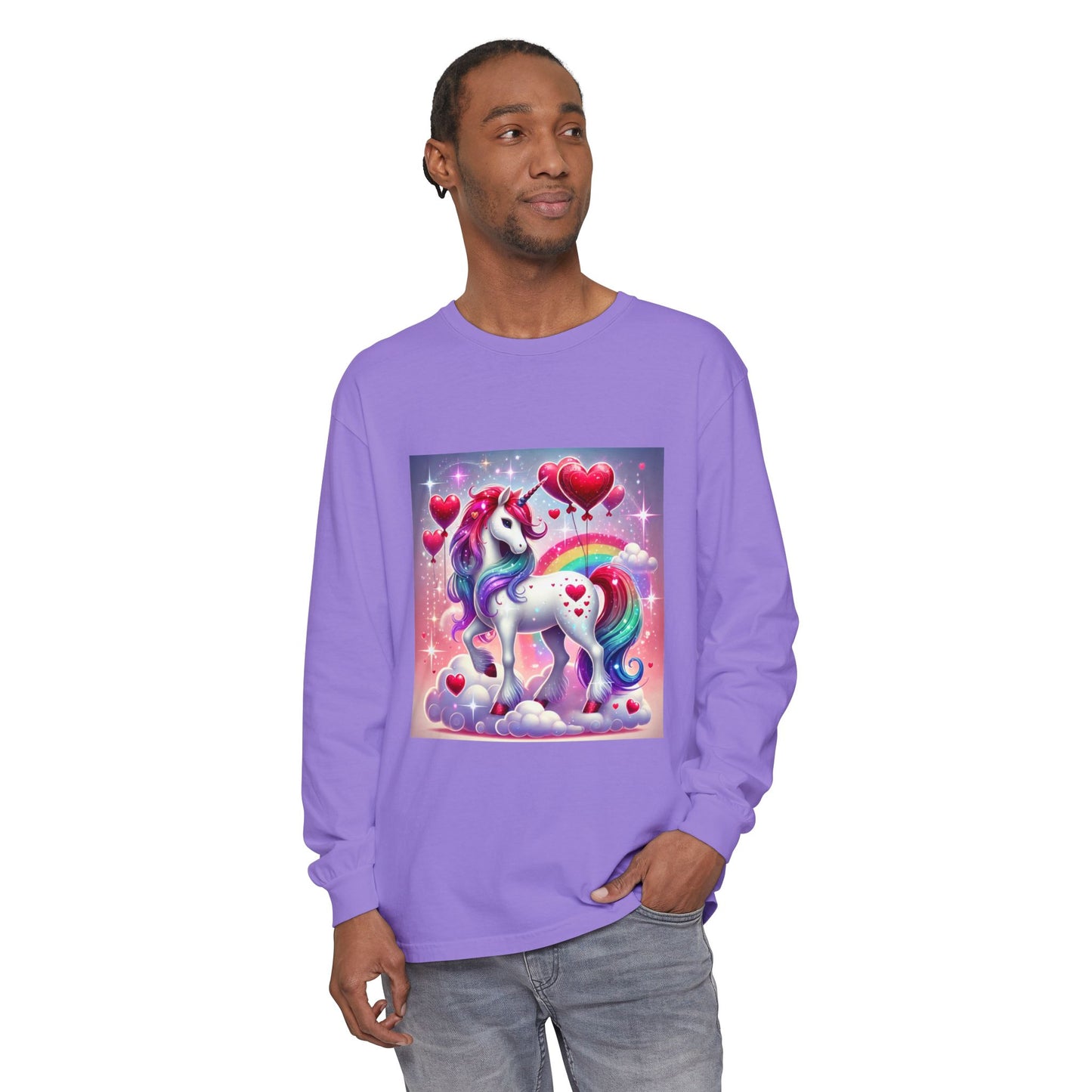 BS WETWEAR UNICORN VDAY LONG SLEEVE T-SHIRT