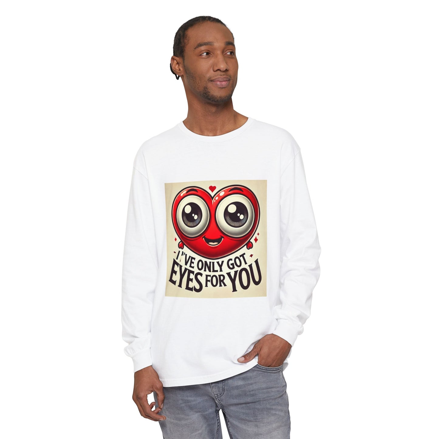 BS WETWEAR GOOGLY EYES VDAY LONG SLEEVE T-SHIRT