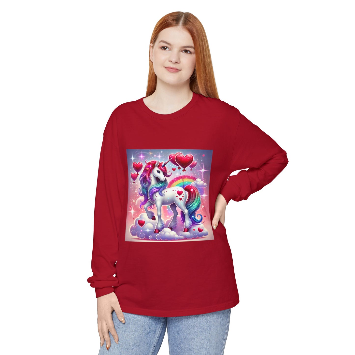 BS WETWEAR UNICORN VDAY LONG SLEEVE T-SHIRT