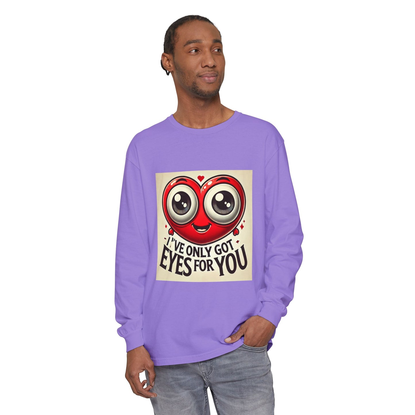 BS WETWEAR GOOGLY EYES VDAY LONG SLEEVE T-SHIRT