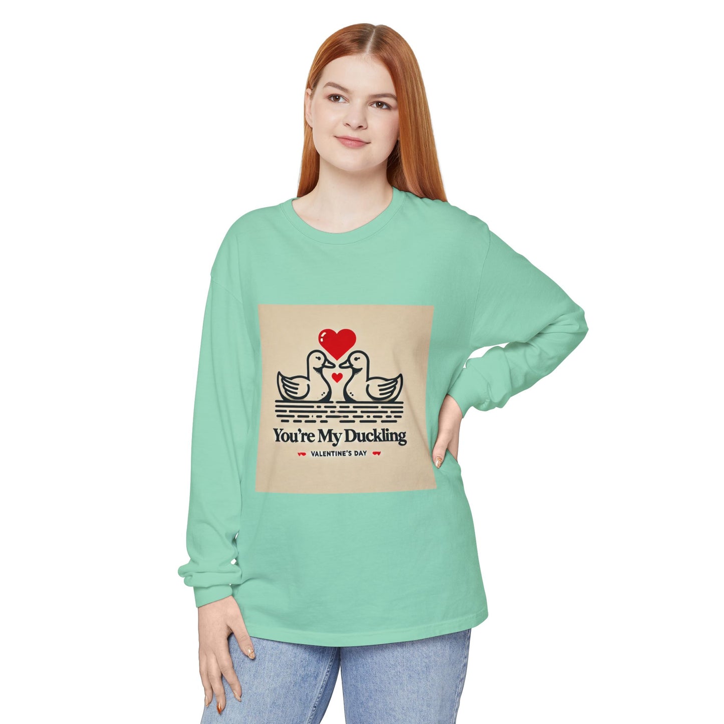 BS WETWEAR DUO DUCK VDAY LONG SLEEVE T-SHIRT