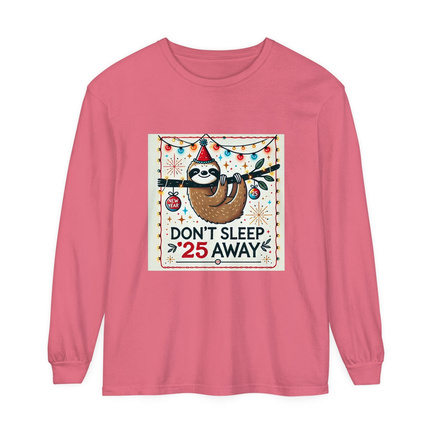 BS WETWEAR STAY AWAKE SLOTH LONGSLEEVE T-SHIRT