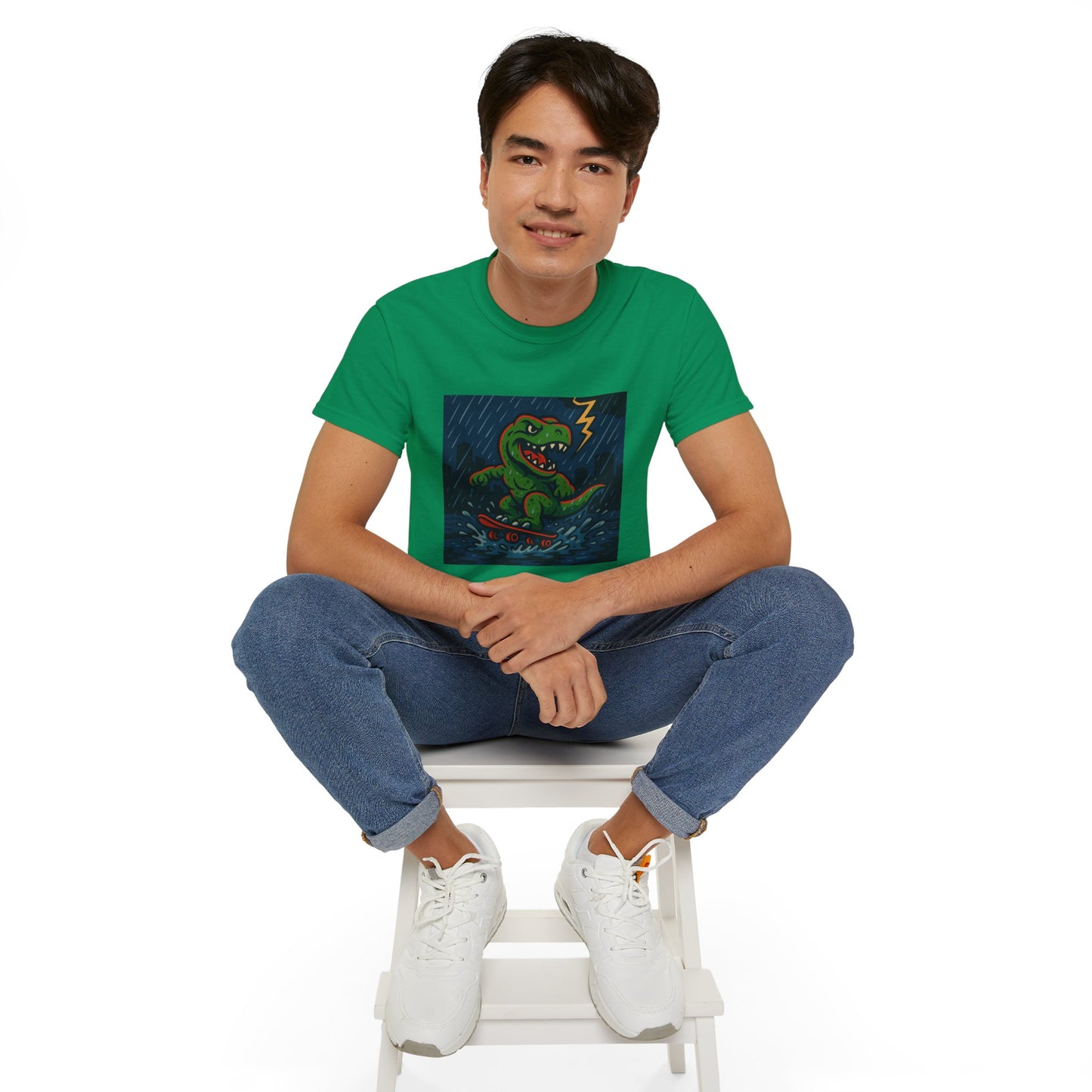 BS WETWEAR T-RAIN REX: KING OF THE WET STREETS T-SHIRT