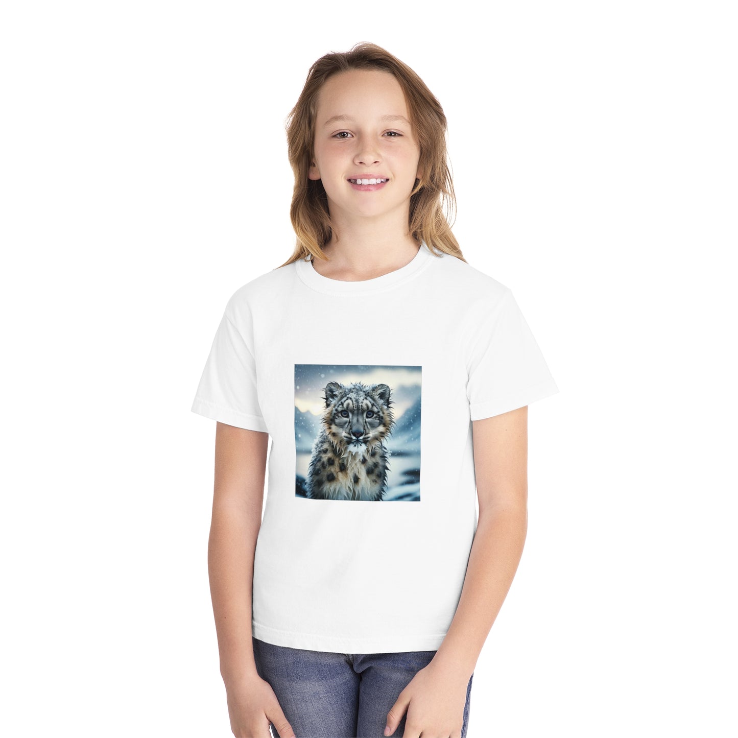 BS WETWEAR KIDS WET SNOW LEOPARD T-SHIRT
