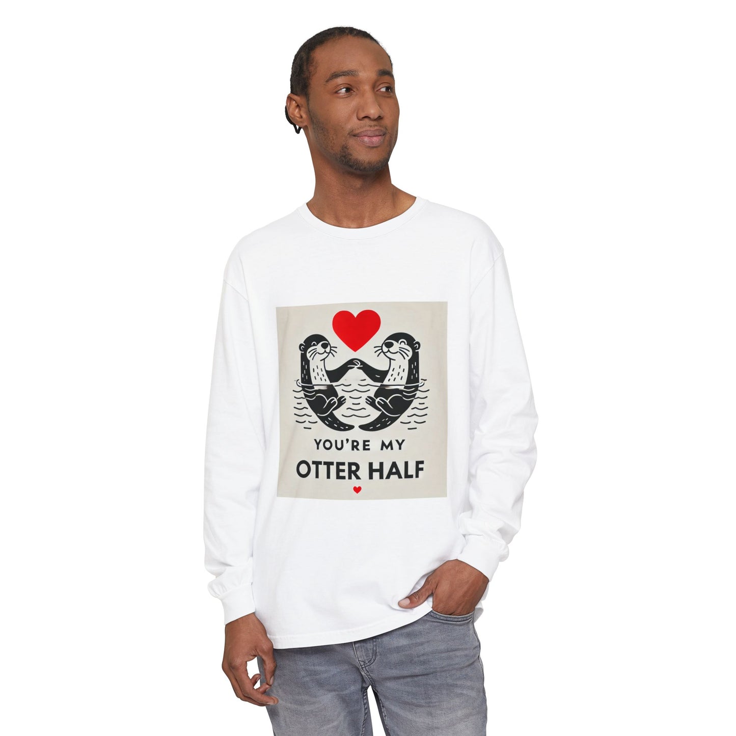 BS WETWEAR DUO OTTER VDAY LONG SLEEVE T-SHIRT