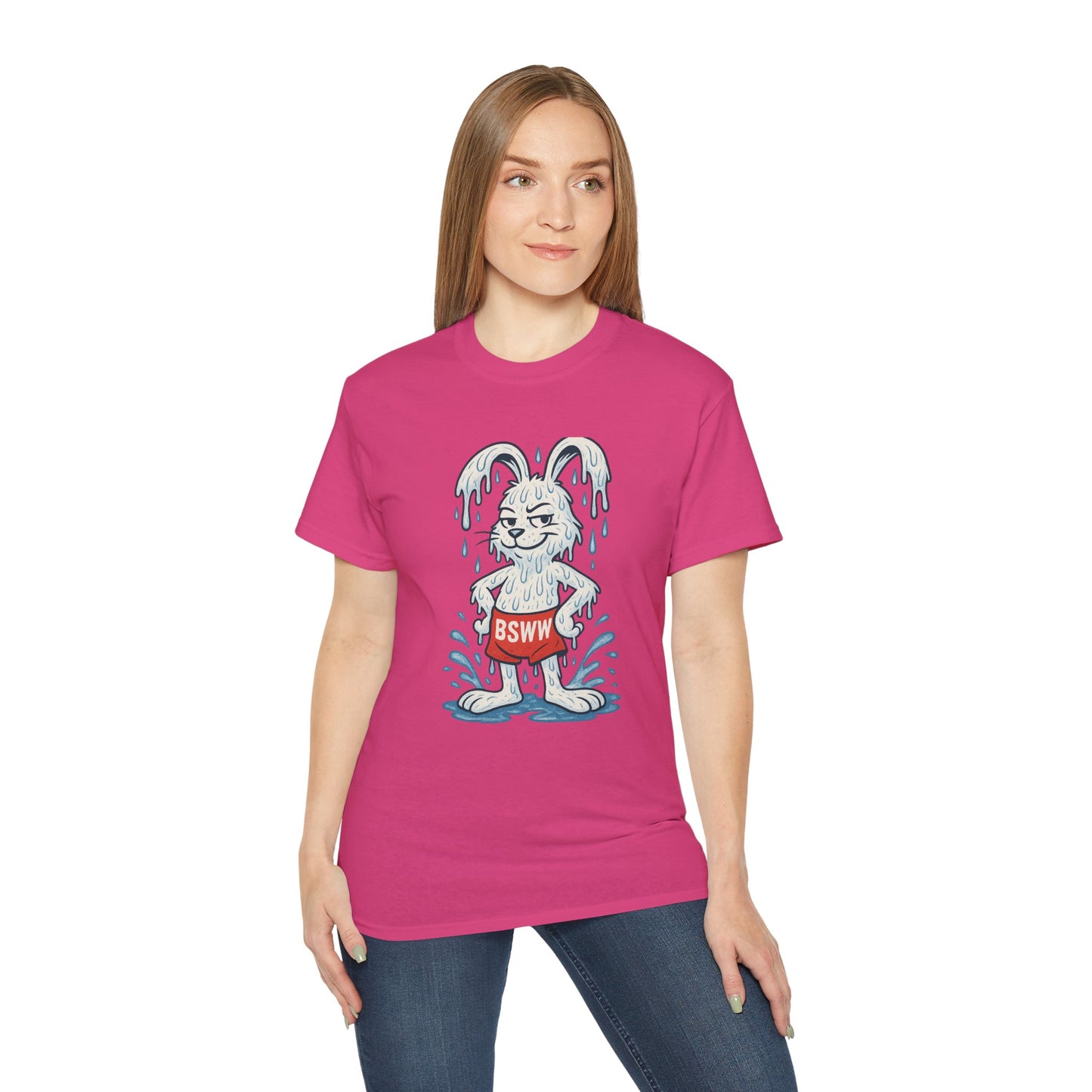 BS WETWEAR WET RABBIT – DRENCHED, DRIPPY, AND DOWNRIGHT LEGENDARY T-SHIRT