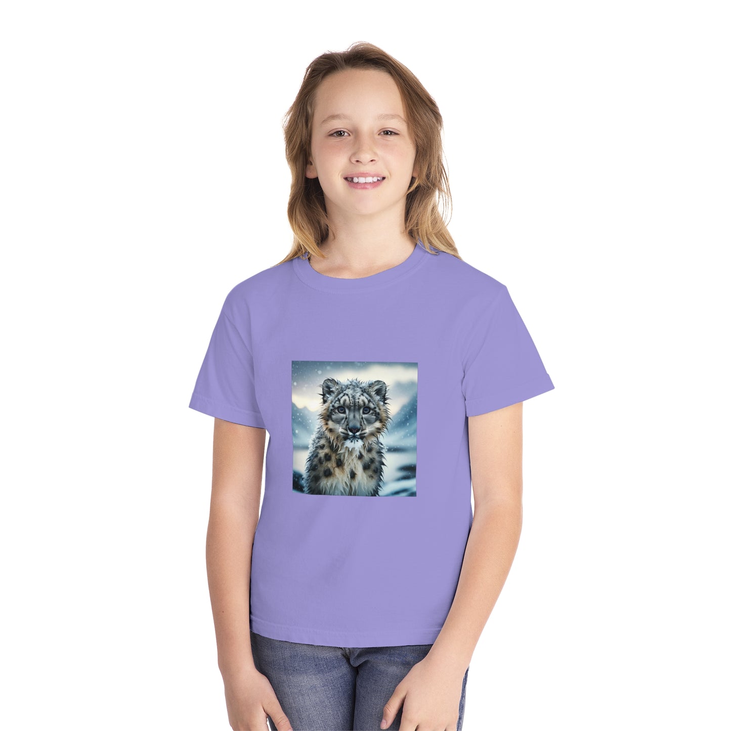 BS WETWEAR KIDS WET SNOW LEOPARD T-SHIRT