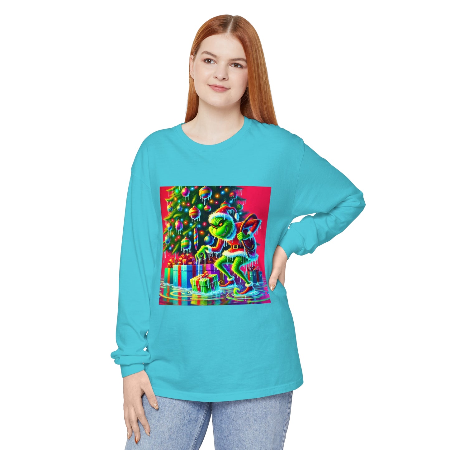 BS WETWEAR GRINCHMAS SOAKED IN STYLE LONGSLEEVE T-SHIRT