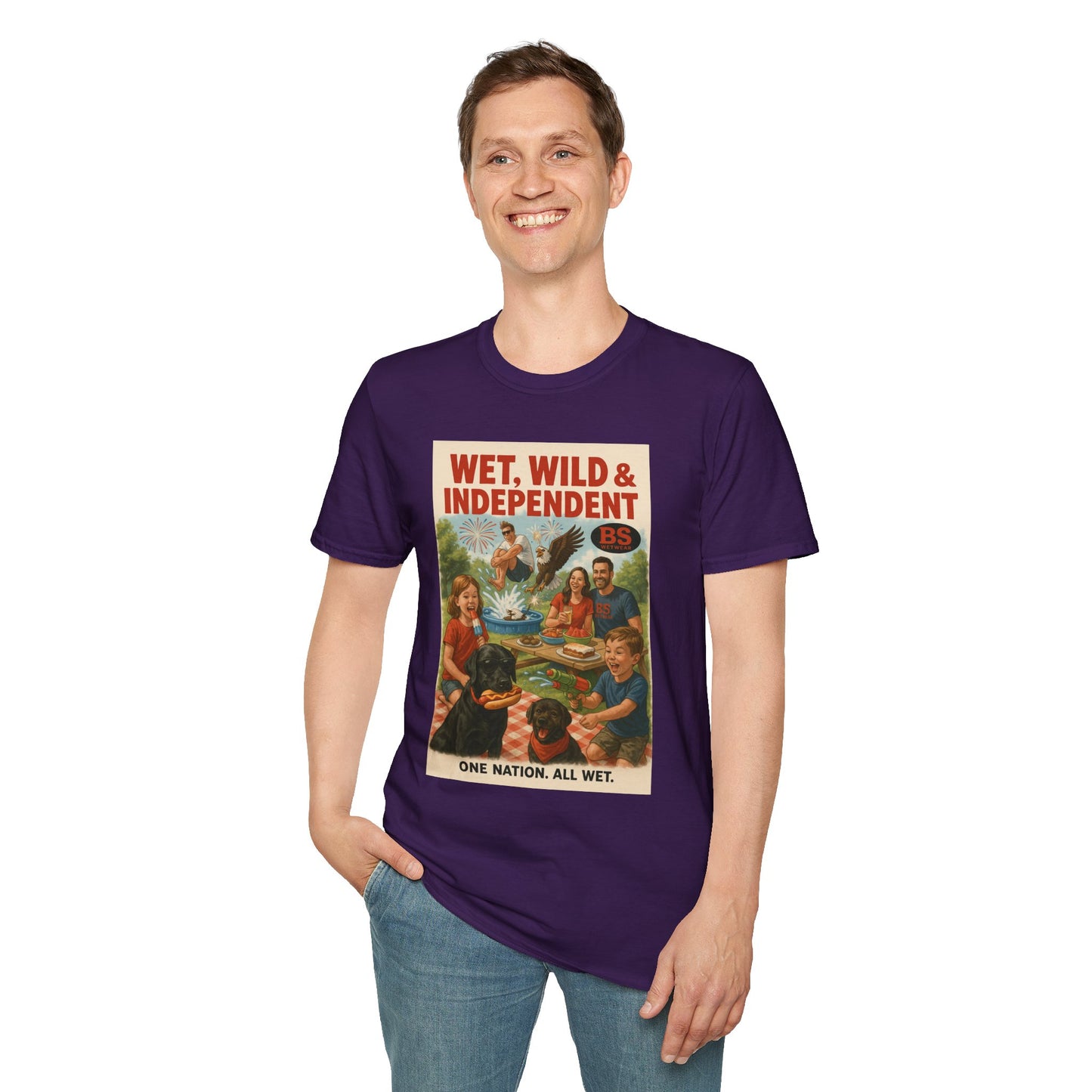 BS WETWEAR WET, WILD & INDEPENDENT T-SHIRT
