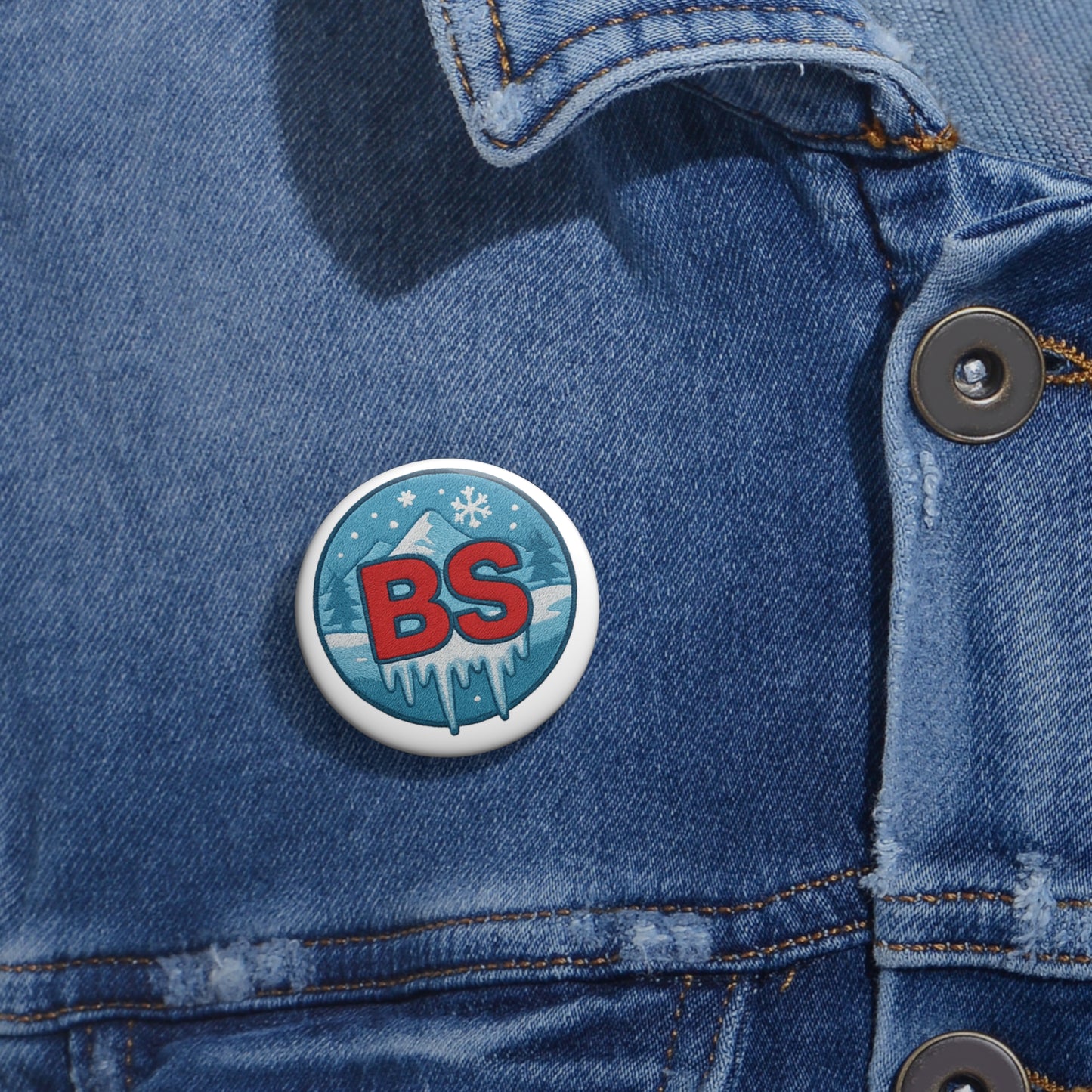 BS WETWEAR WINTER PIN BUTTON – ICE COLD STYLE