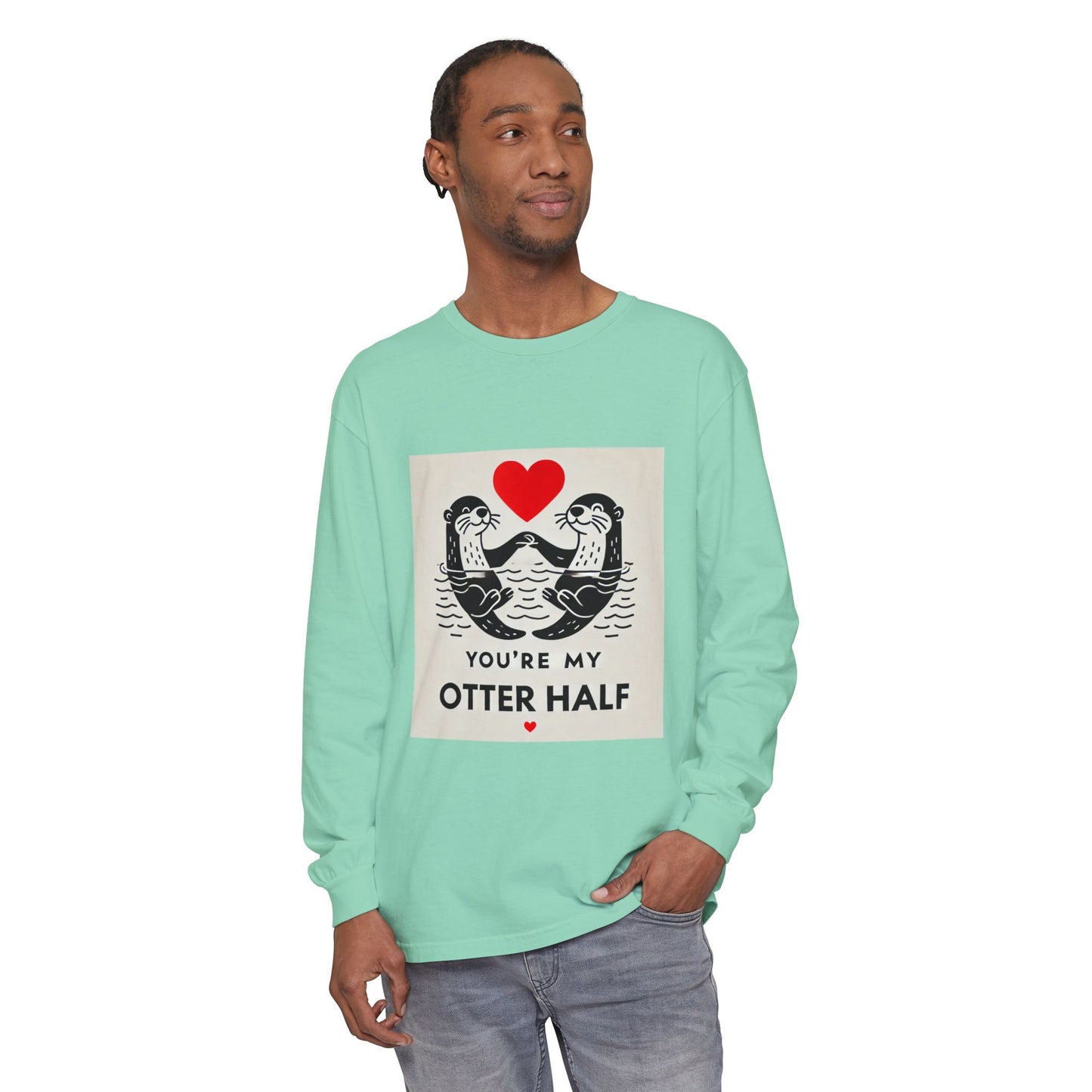 BS WETWEAR DUO OTTER VDAY LONG SLEEVE T-SHIRT