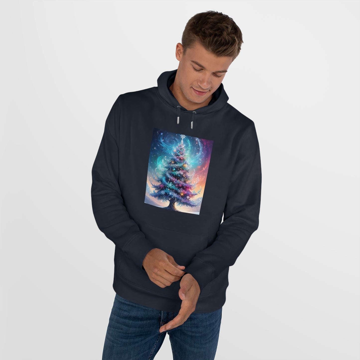 BS WETWEAR XMAS TREE IN SNOW HOODIE