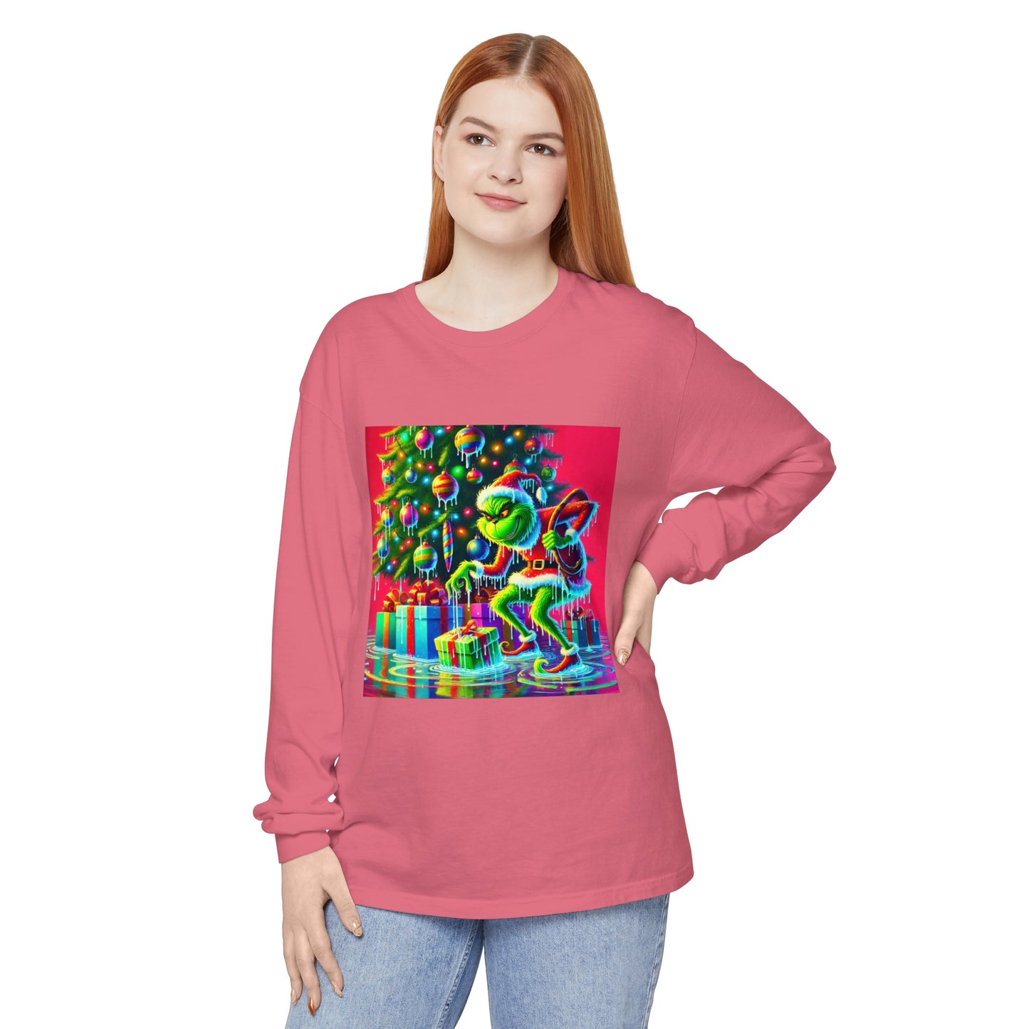 BS WETWEAR GRINCHMAS SOAKED IN STYLE LONGSLEEVE T-SHIRT