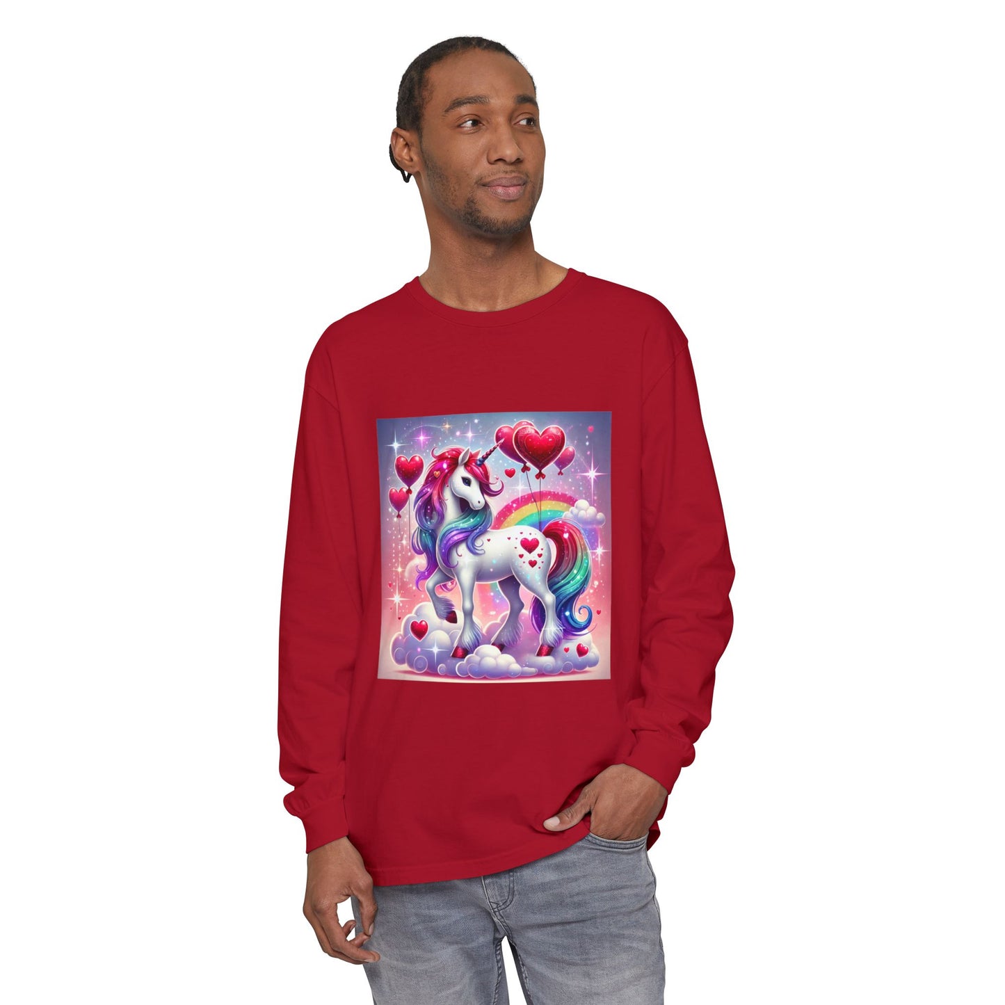 BS WETWEAR UNICORN VDAY LONG SLEEVE T-SHIRT