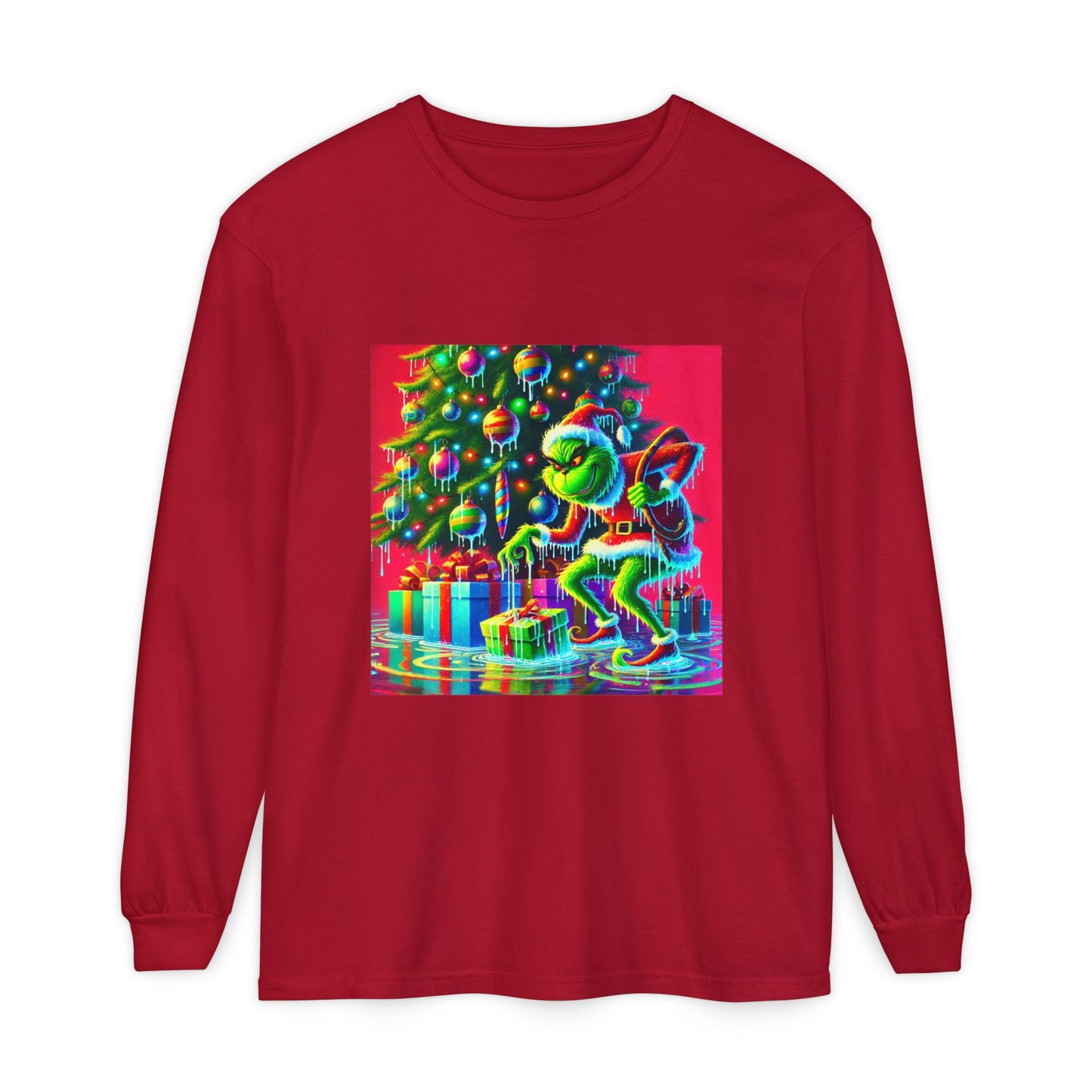 BS WETWEAR GRINCHMAS SOAKED IN STYLE LONGSLEEVE T-SHIRT