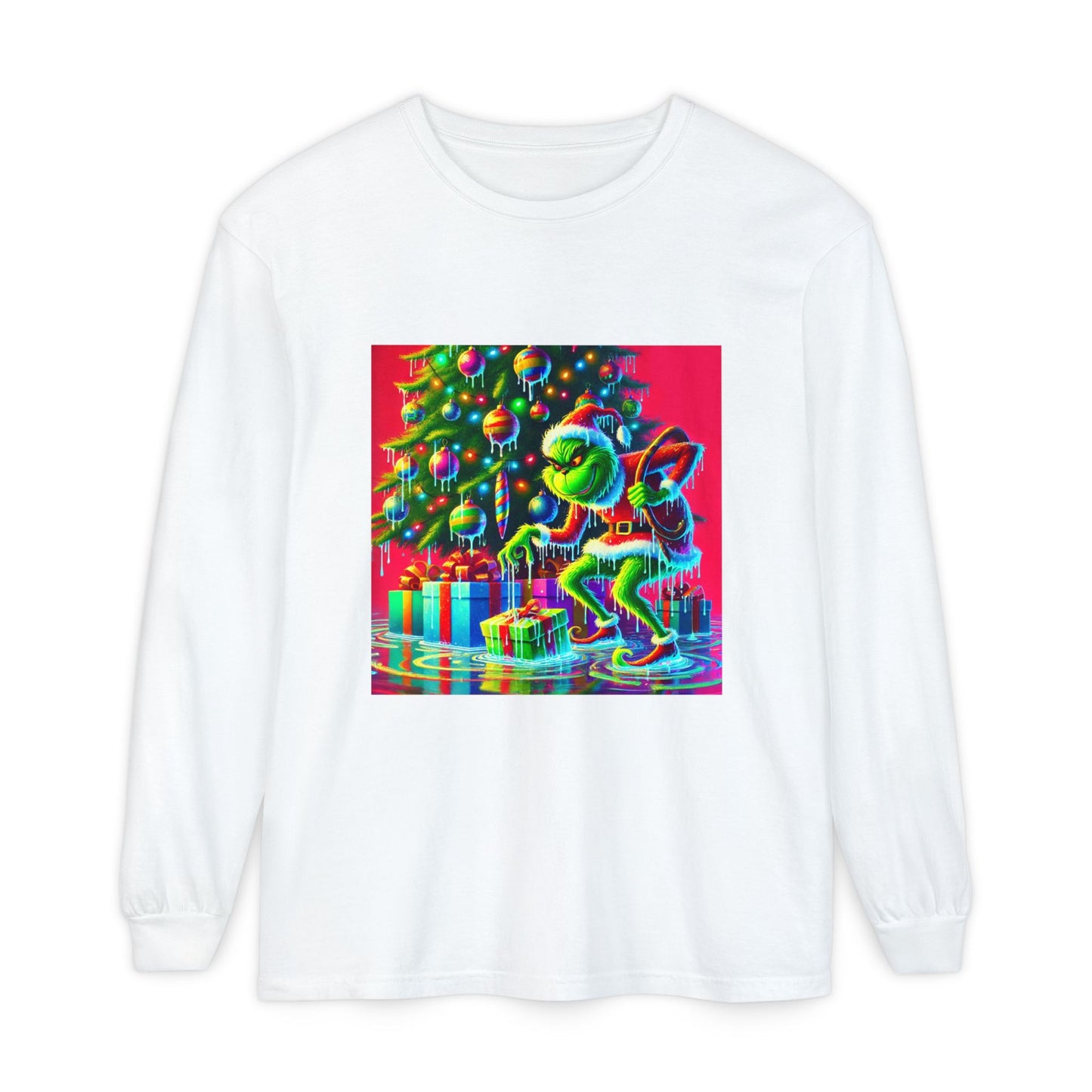 BS WETWEAR GRINCHMAS SOAKED IN STYLE LONGSLEEVE T-SHIRT