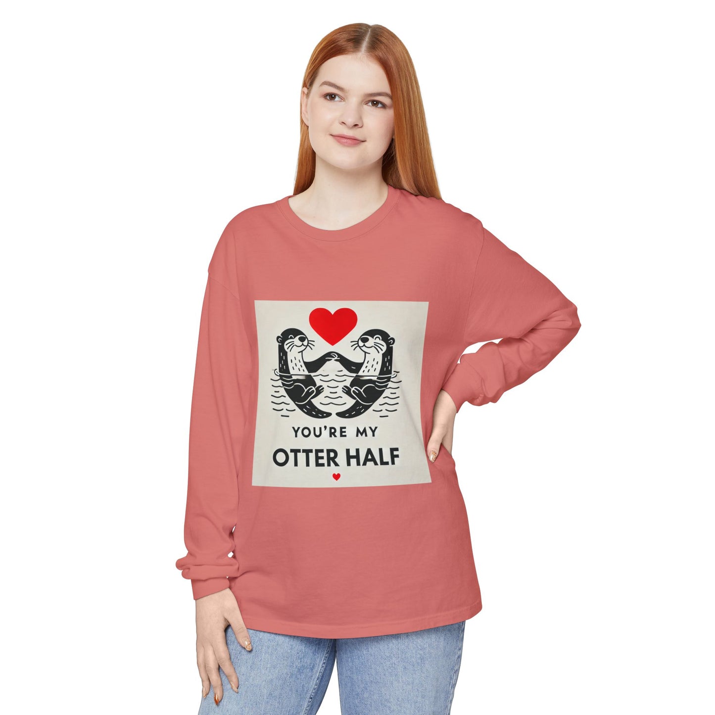 BS WETWEAR DUO OTTER VDAY LONG SLEEVE T-SHIRT