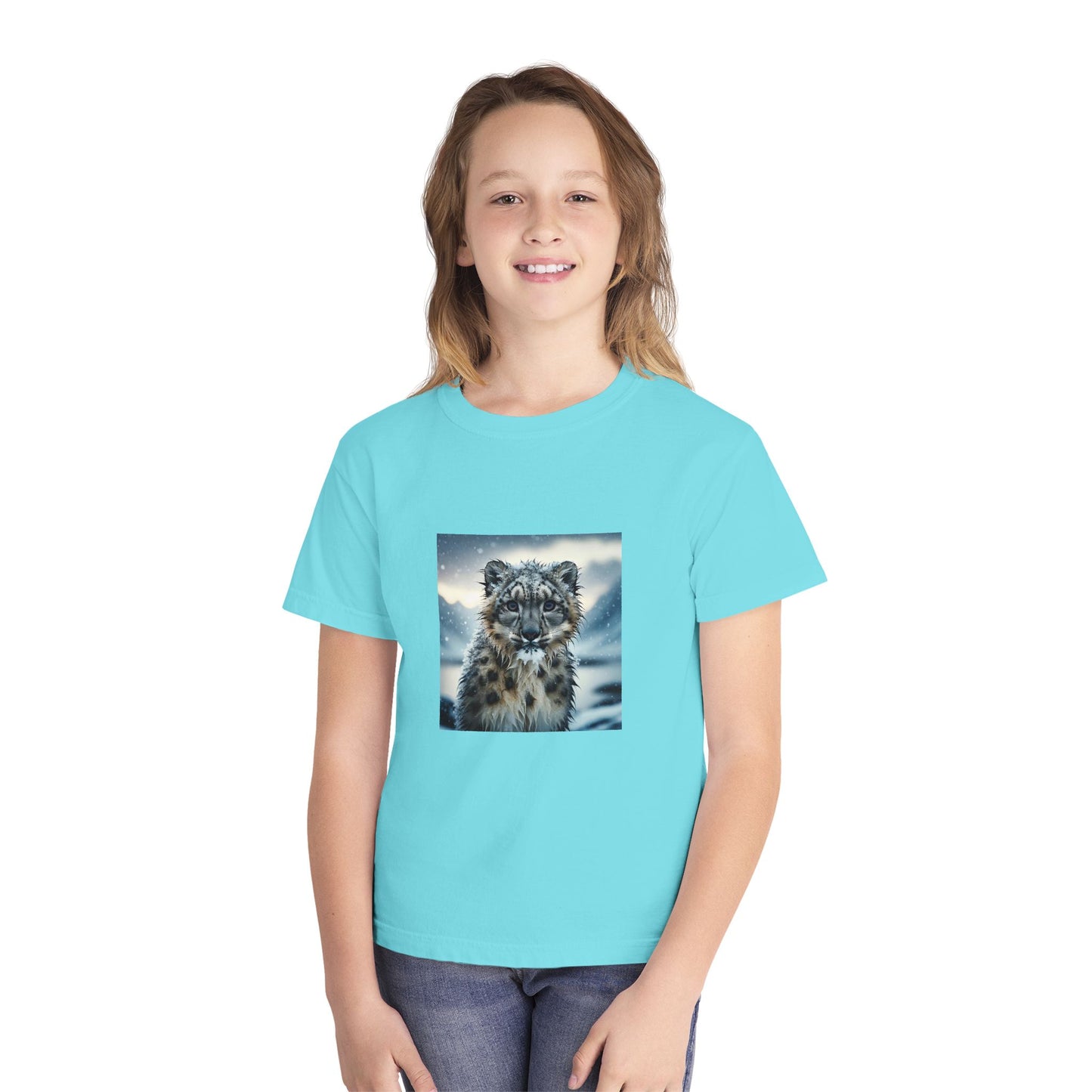 BS WETWEAR KIDS WET SNOW LEOPARD T-SHIRT