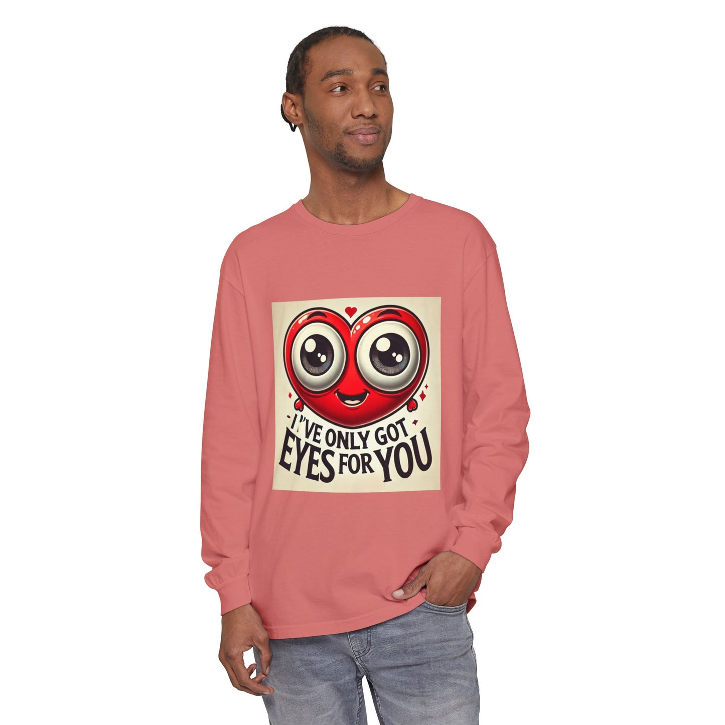 BS WETWEAR GOOGLY EYES VDAY LONG SLEEVE T-SHIRT