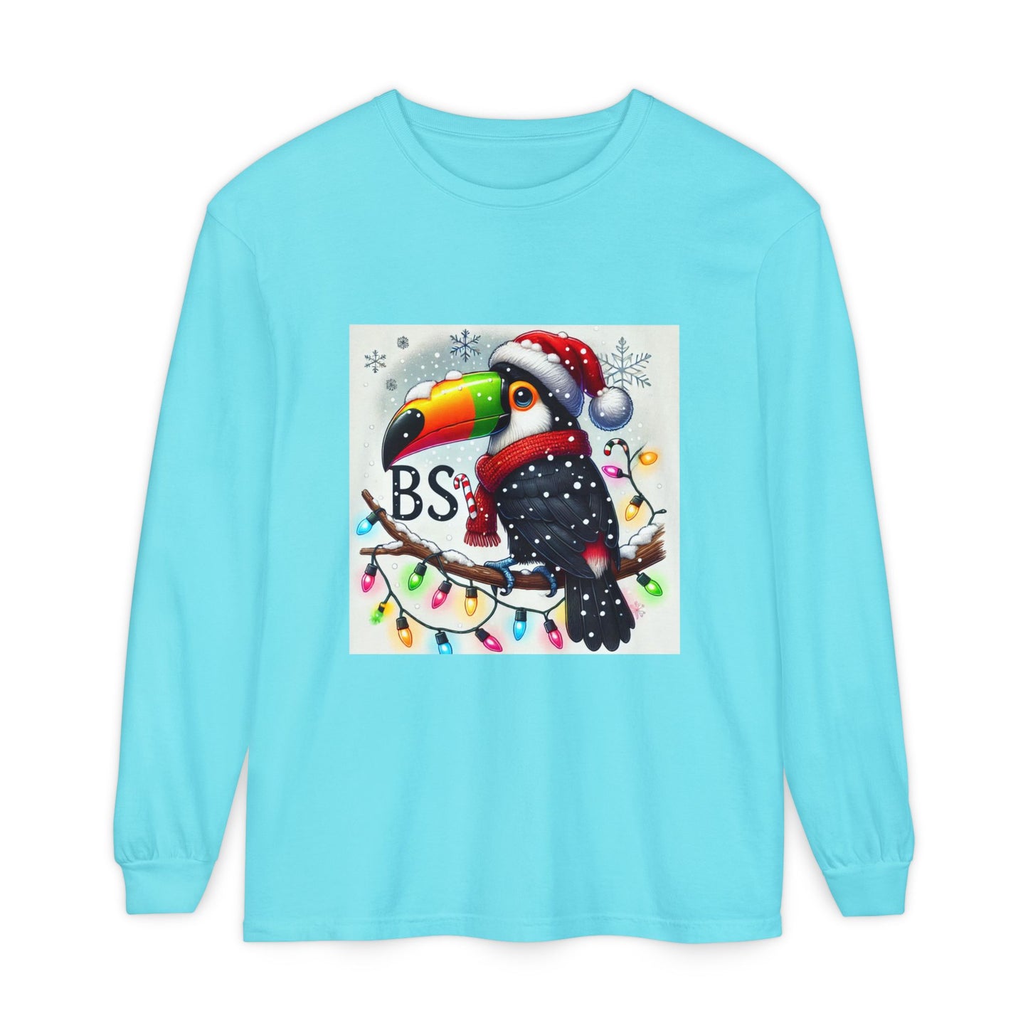 BS WETWEAR  CHRISTMAS TOUCAN LONGSLEEVE T-SHIRT