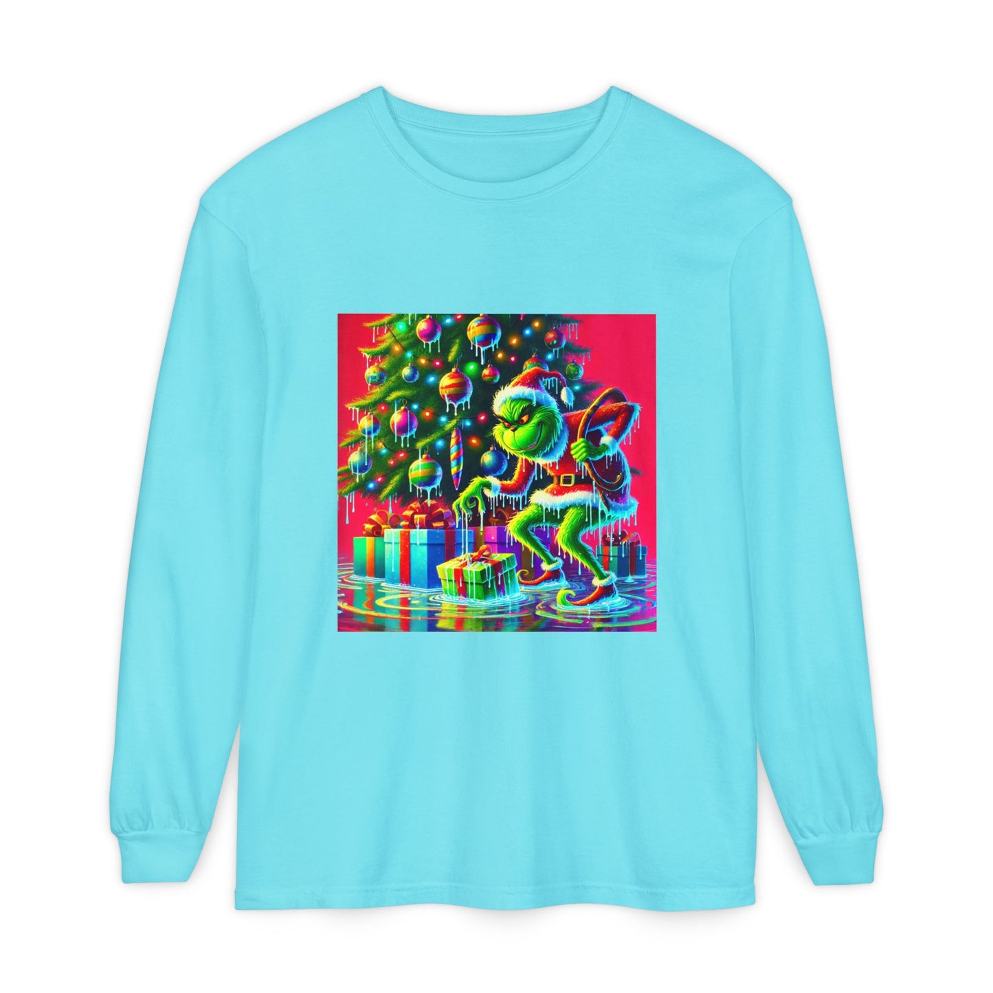 BS WETWEAR GRINCHMAS SOAKED IN STYLE LONGSLEEVE T-SHIRT