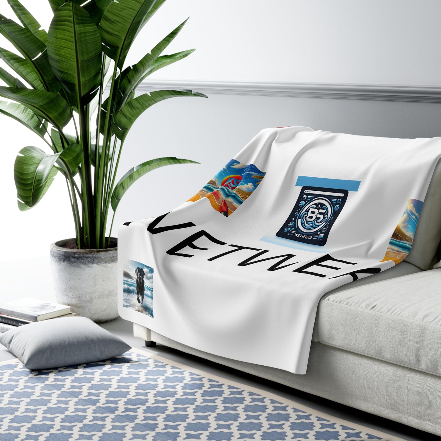 BS WETWEAR SHERPA FLEECE BLANKET
