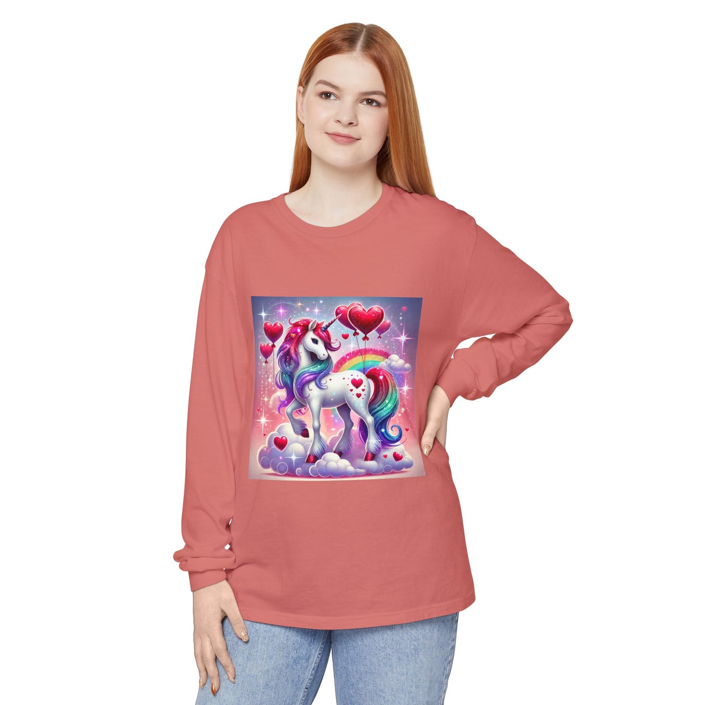 BS WETWEAR UNICORN VDAY LONG SLEEVE T-SHIRT